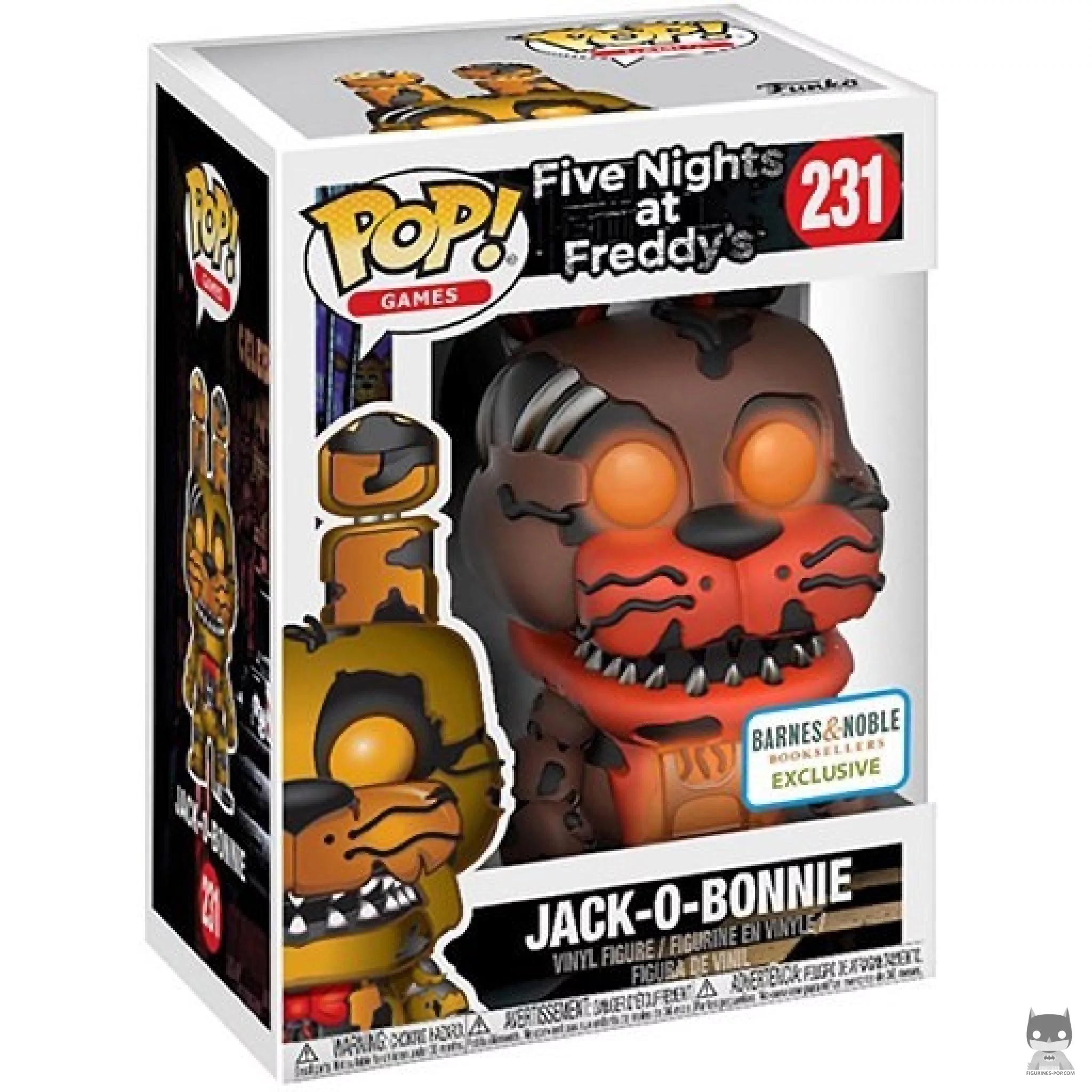 Figura Funko Pop! Bonnie the Rabbit (Naranja) en su caja