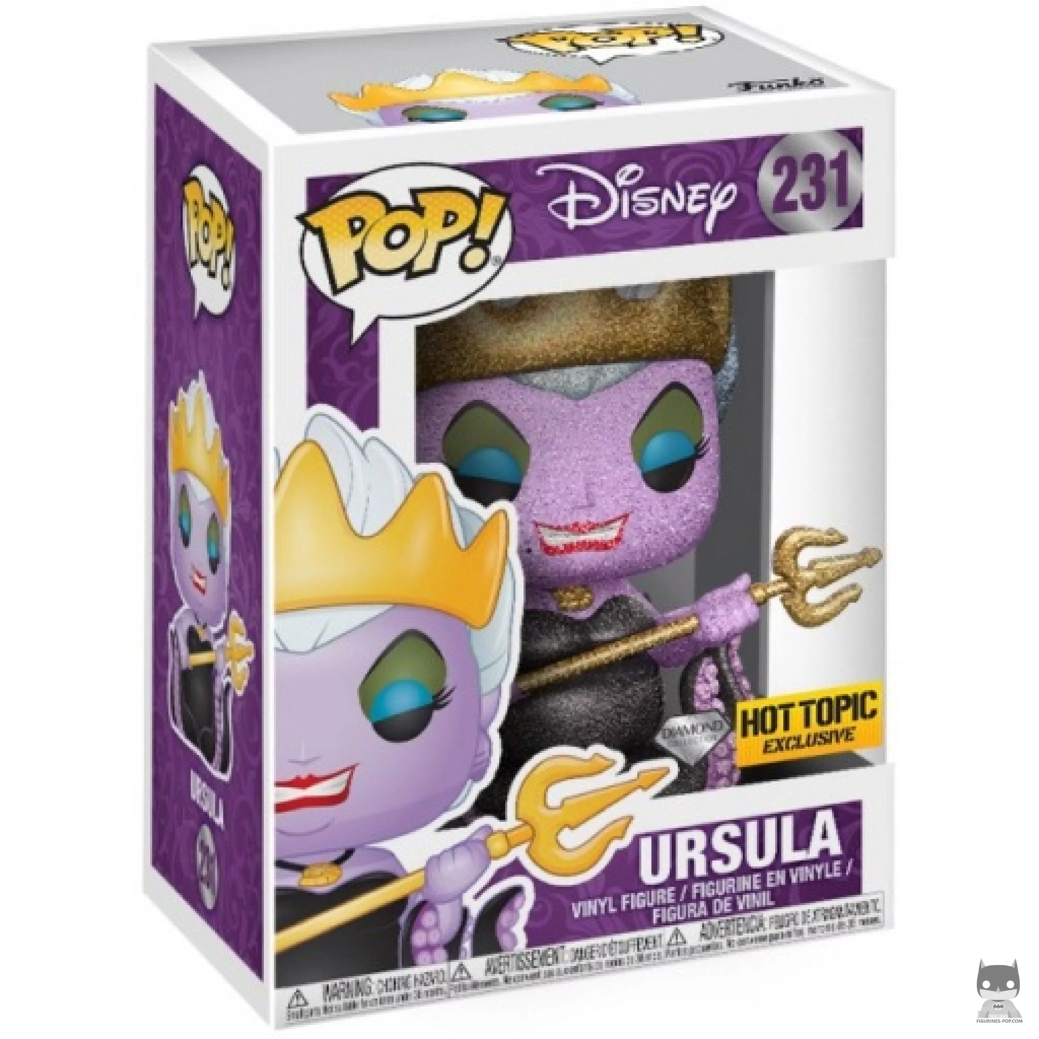 Figura Funko Pop! Úrsula (Purpurina) en su caja