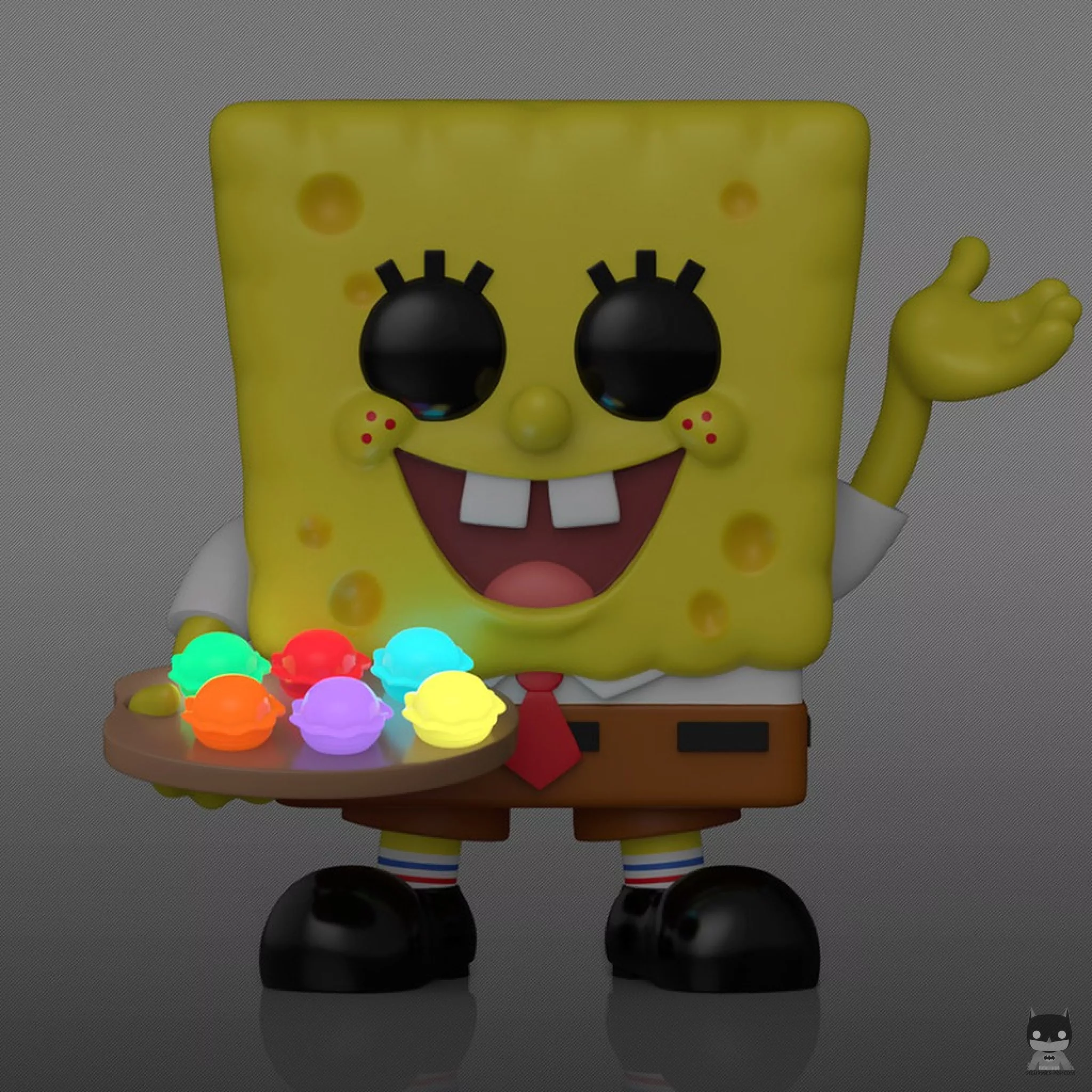 Figura Funko Pop! Bob Esponja con Cangreburgers (Brilla en la oscuridad) (Bob Esponja)