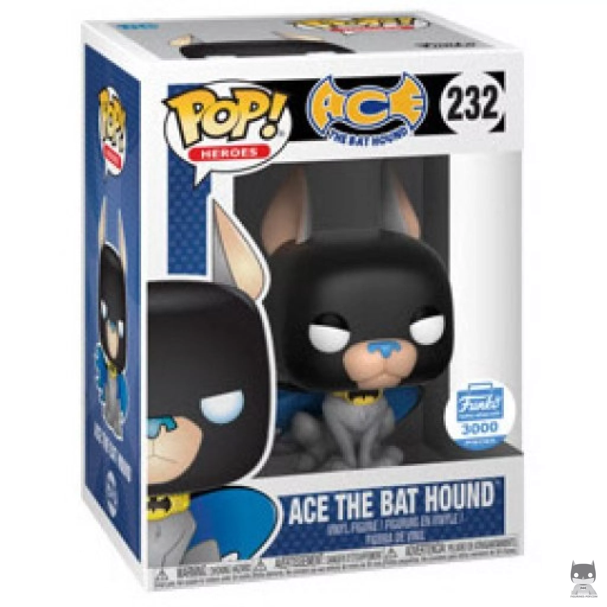 Figura Funko Pop! Ace el Bat-Sabueso en su caja