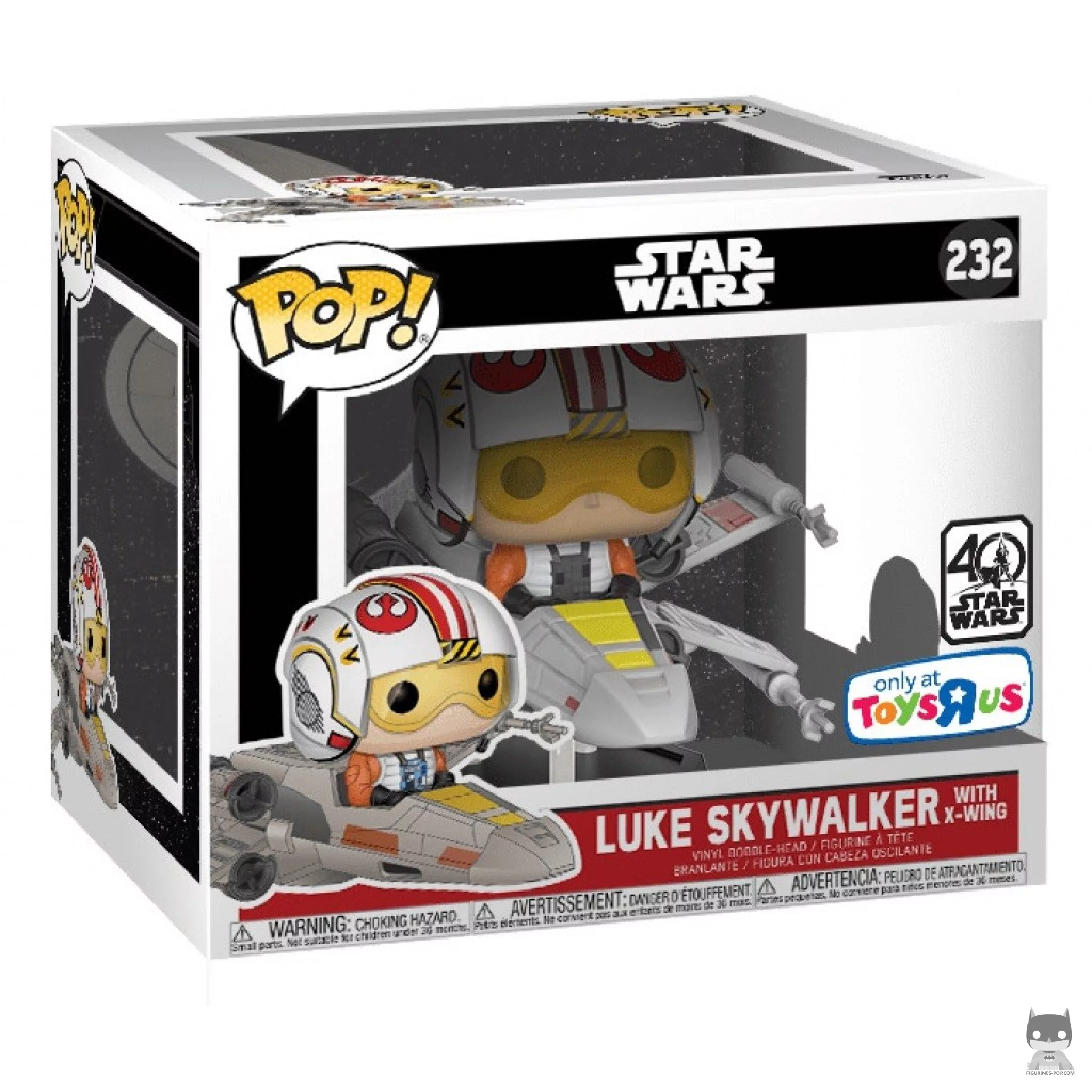Figura Funko Pop! Luke Skywalker con Ala-X en su caja