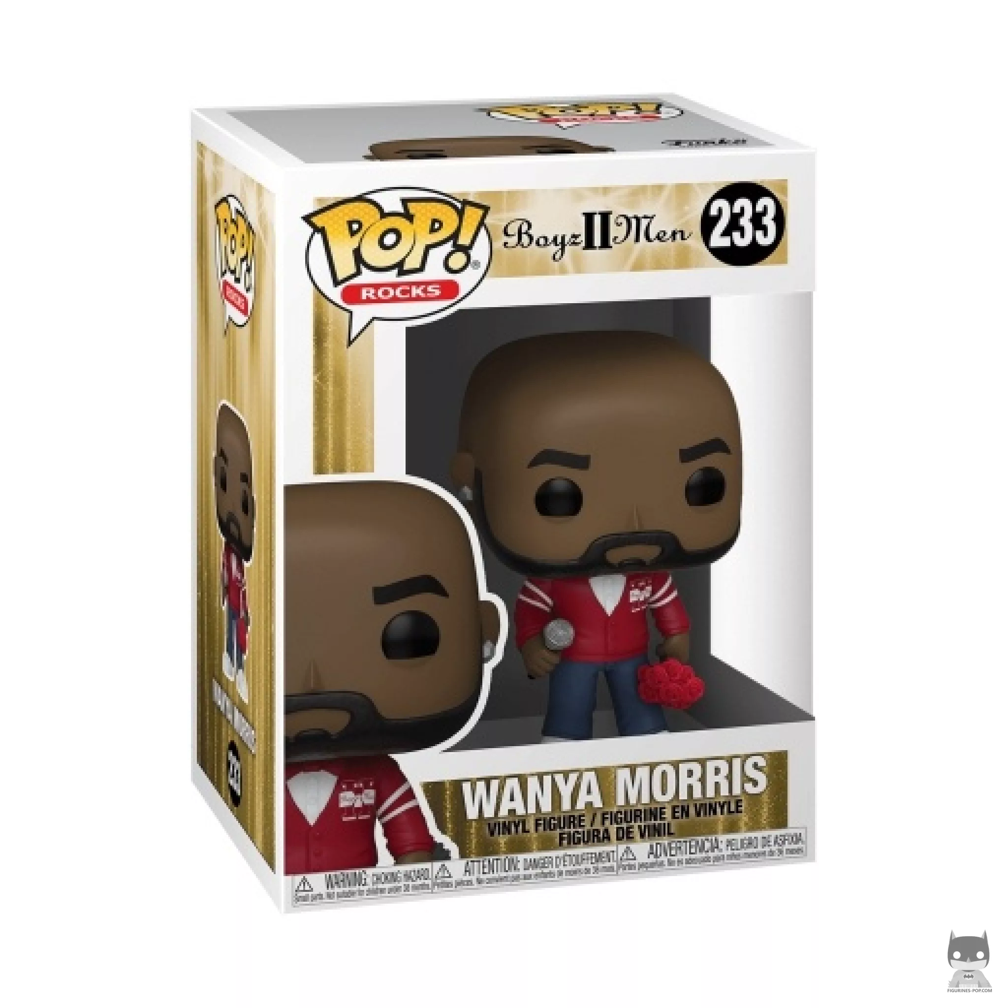 Figura Funko Pop! Wanya Morris en su caja