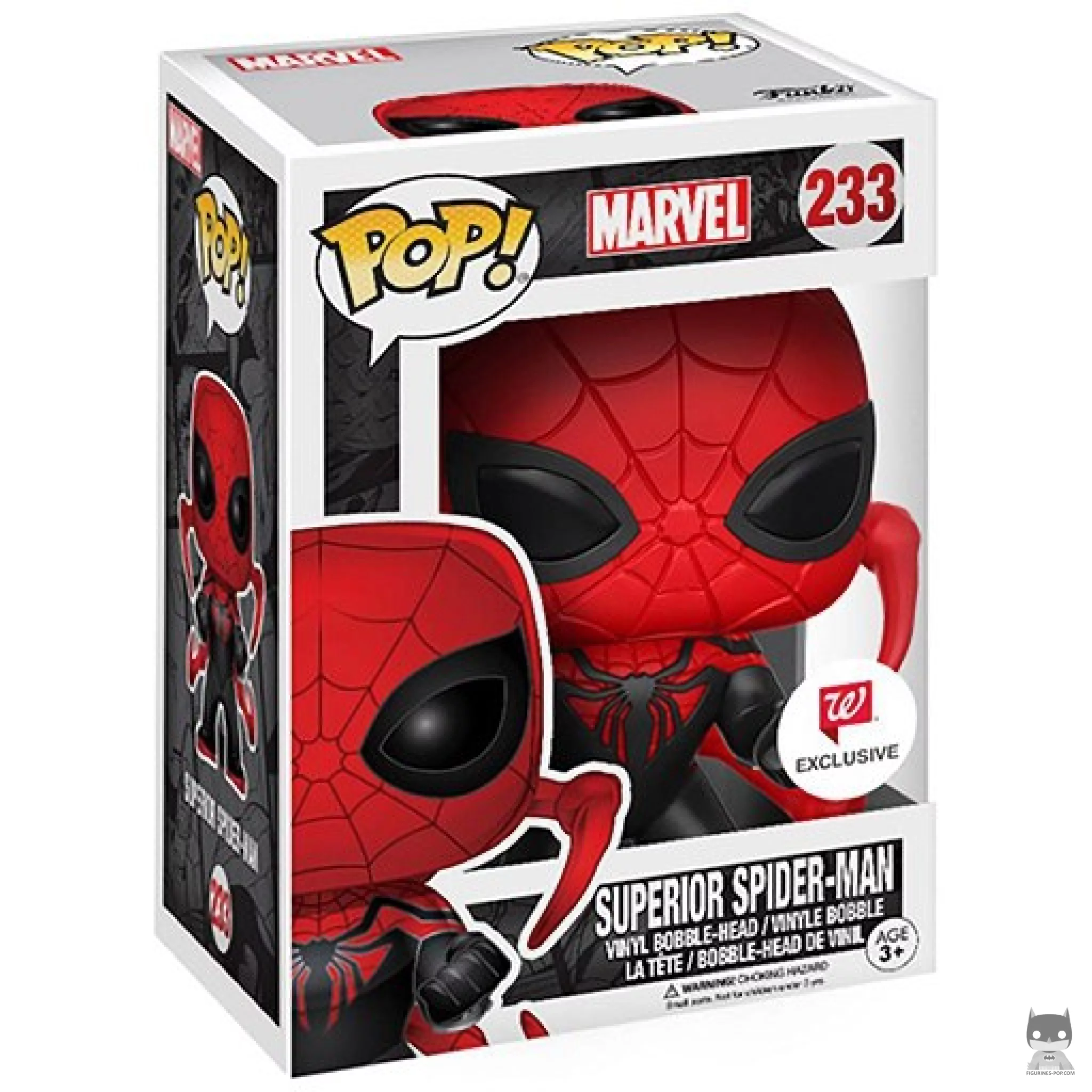 Figura Funko Pop! Spider-Man (Superior) en su caja
