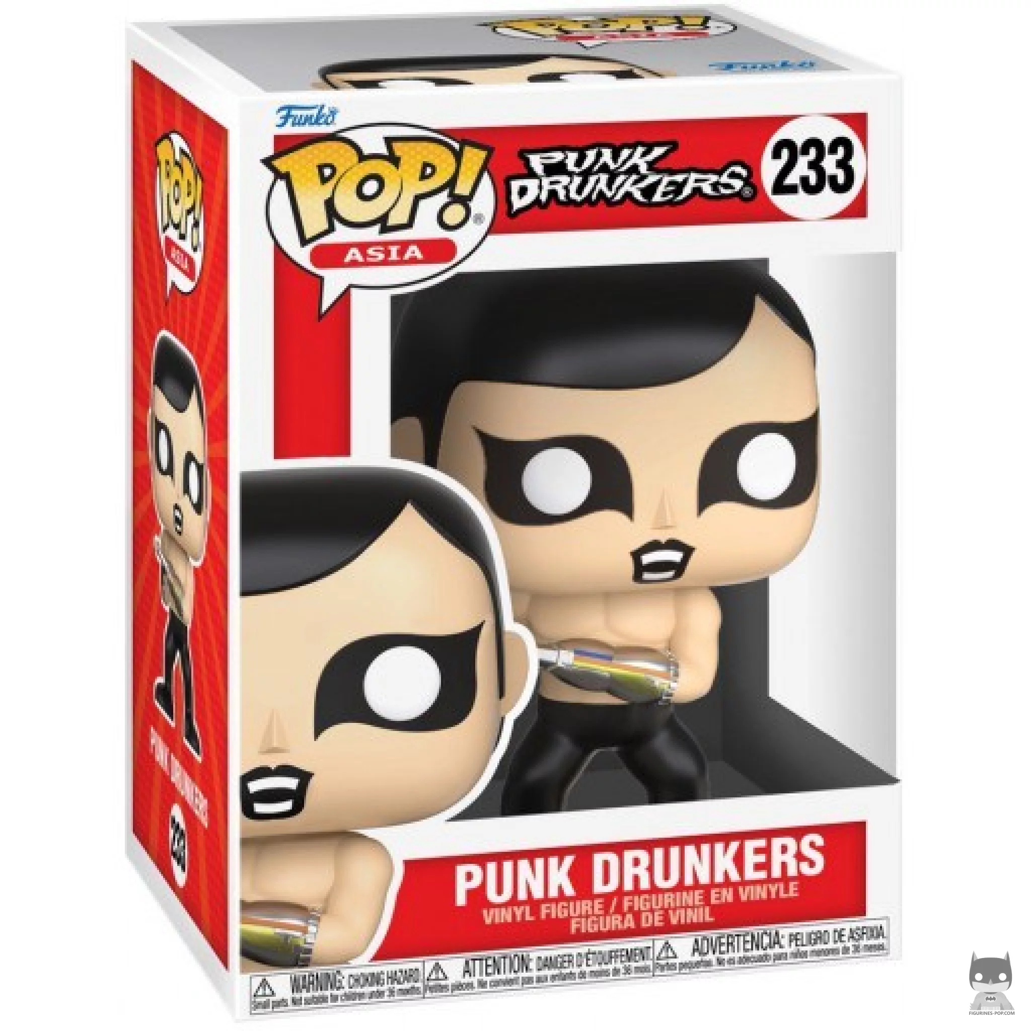 Figura Funko Pop! Punk Drunkers en su caja