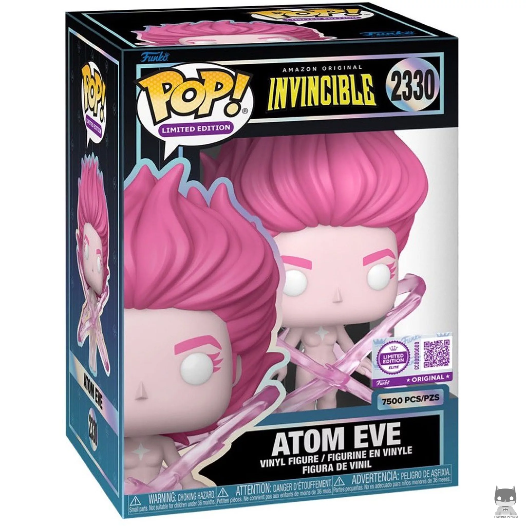 Figura Funko Pop! Atom Eve en su caja