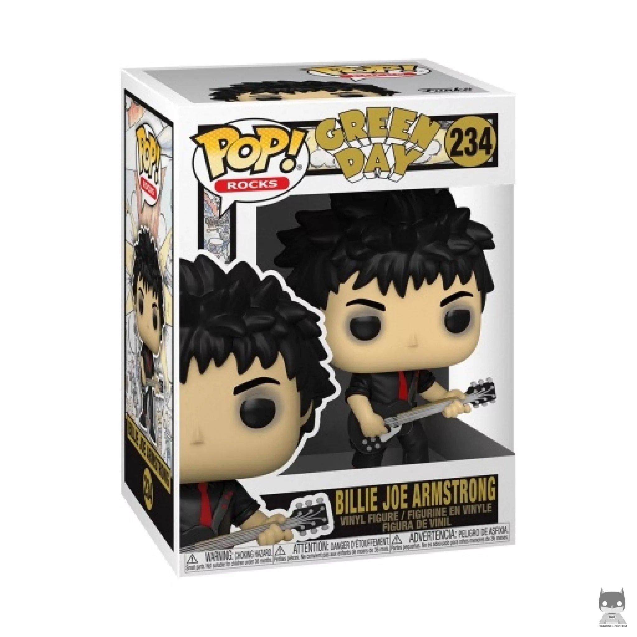 Figura Funko Pop! Billie Joe Armstrong en su caja