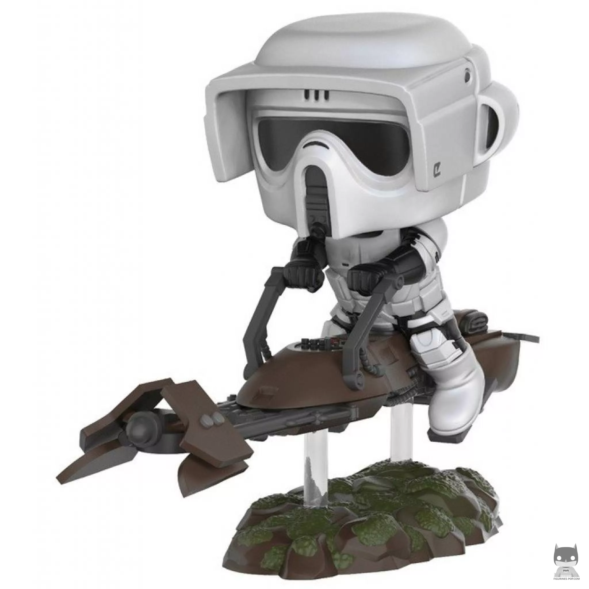 Figura Funko Pop! Soldado explorador con moto deslizadora (Star Wars: Episodio VI, El retorno del Jedi)