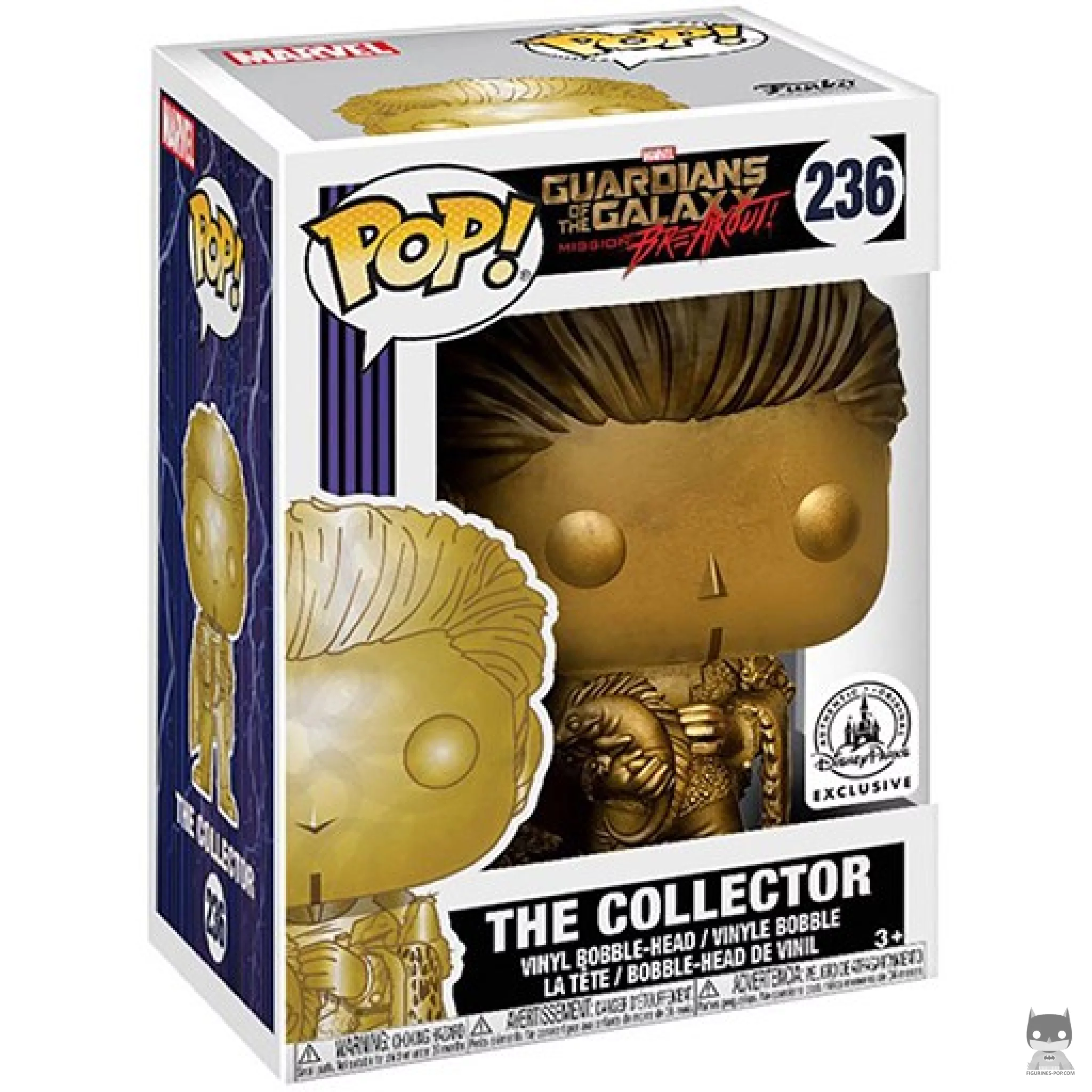 Figura Funko Pop! El Coleccionista (Mission Breakout) (Dorado) en su caja