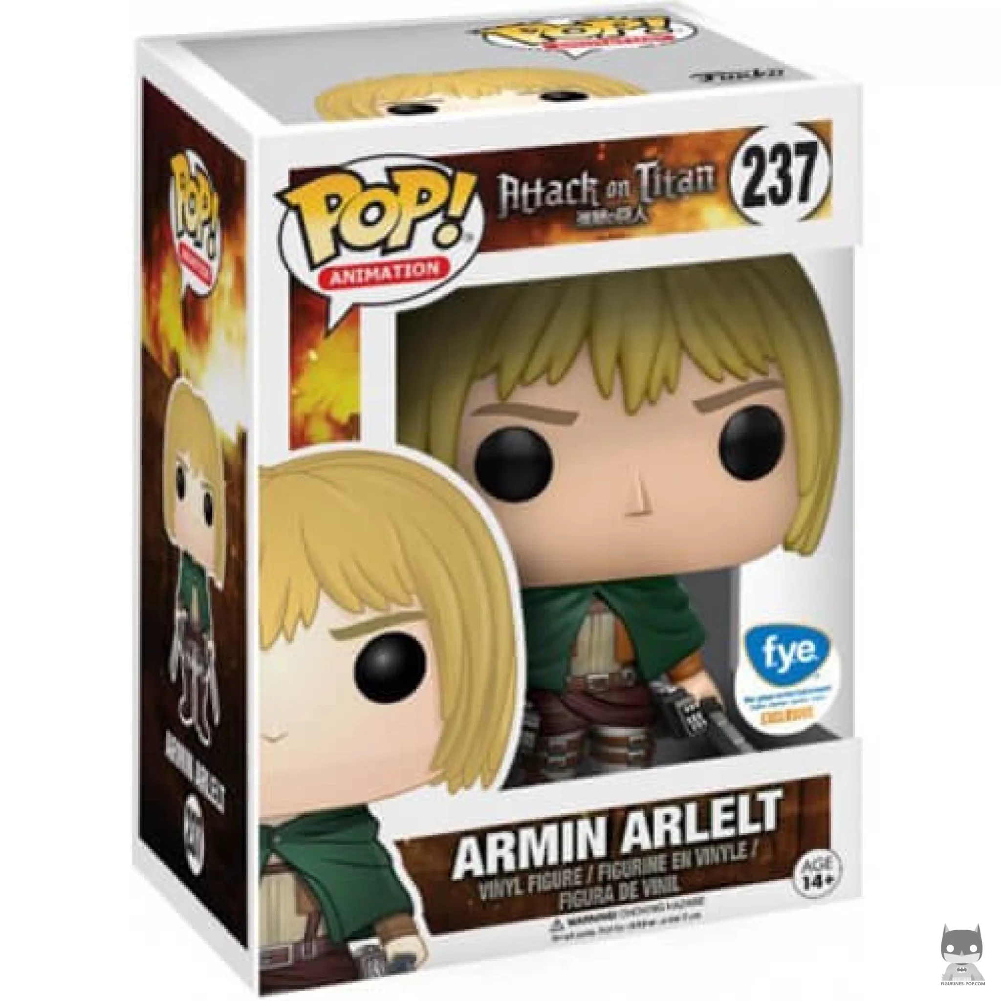 Figura Funko Pop! Armin Arlelt en su caja