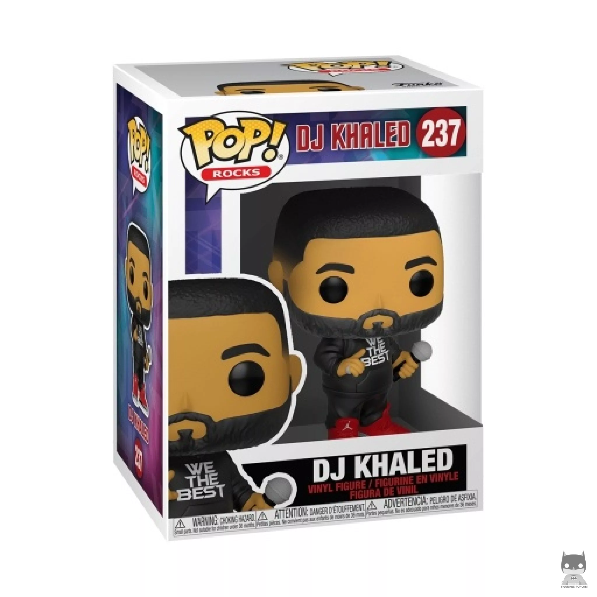 Figura Funko Pop! DJ Khaled en su caja