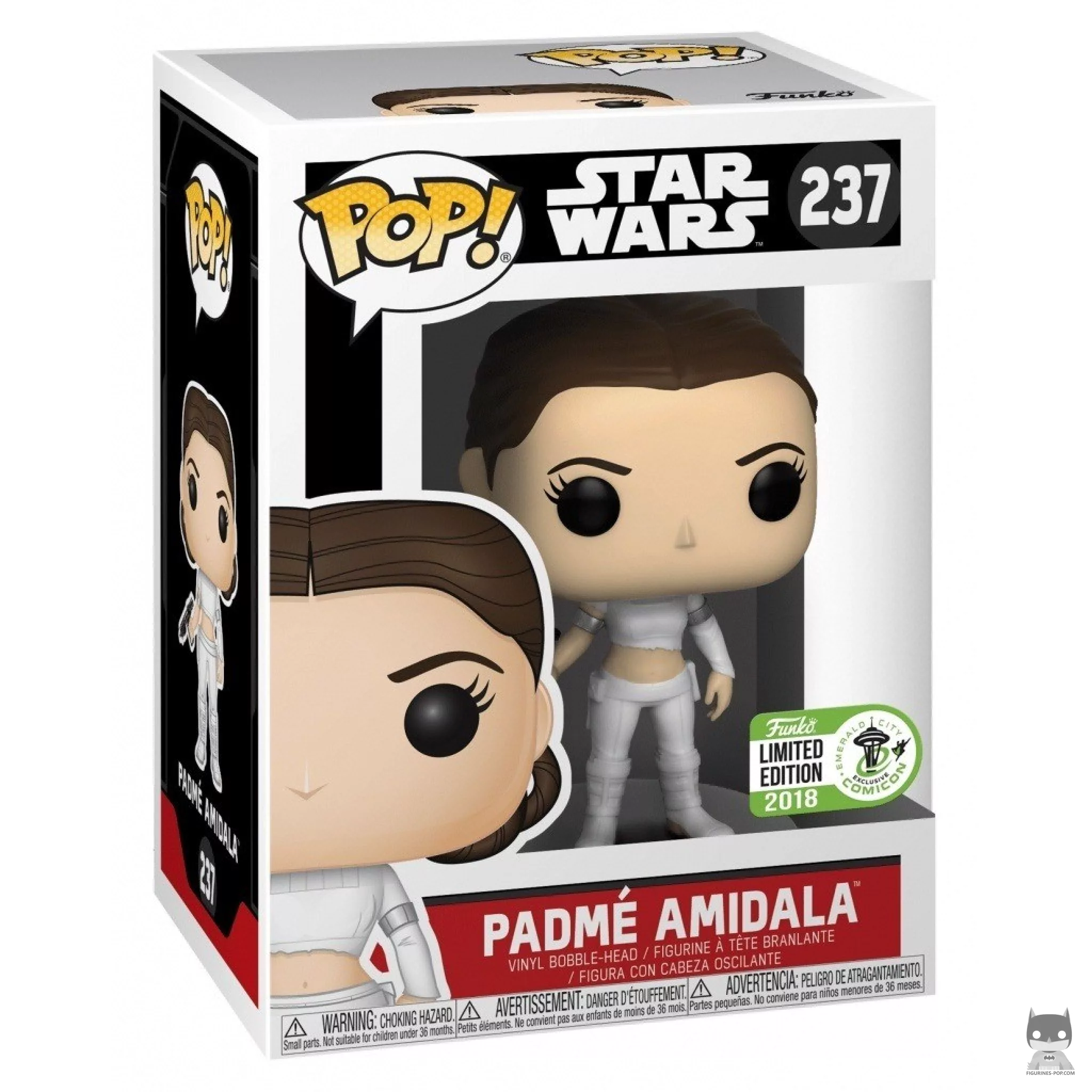 Figura Funko Pop! Padmé Amidala en su caja