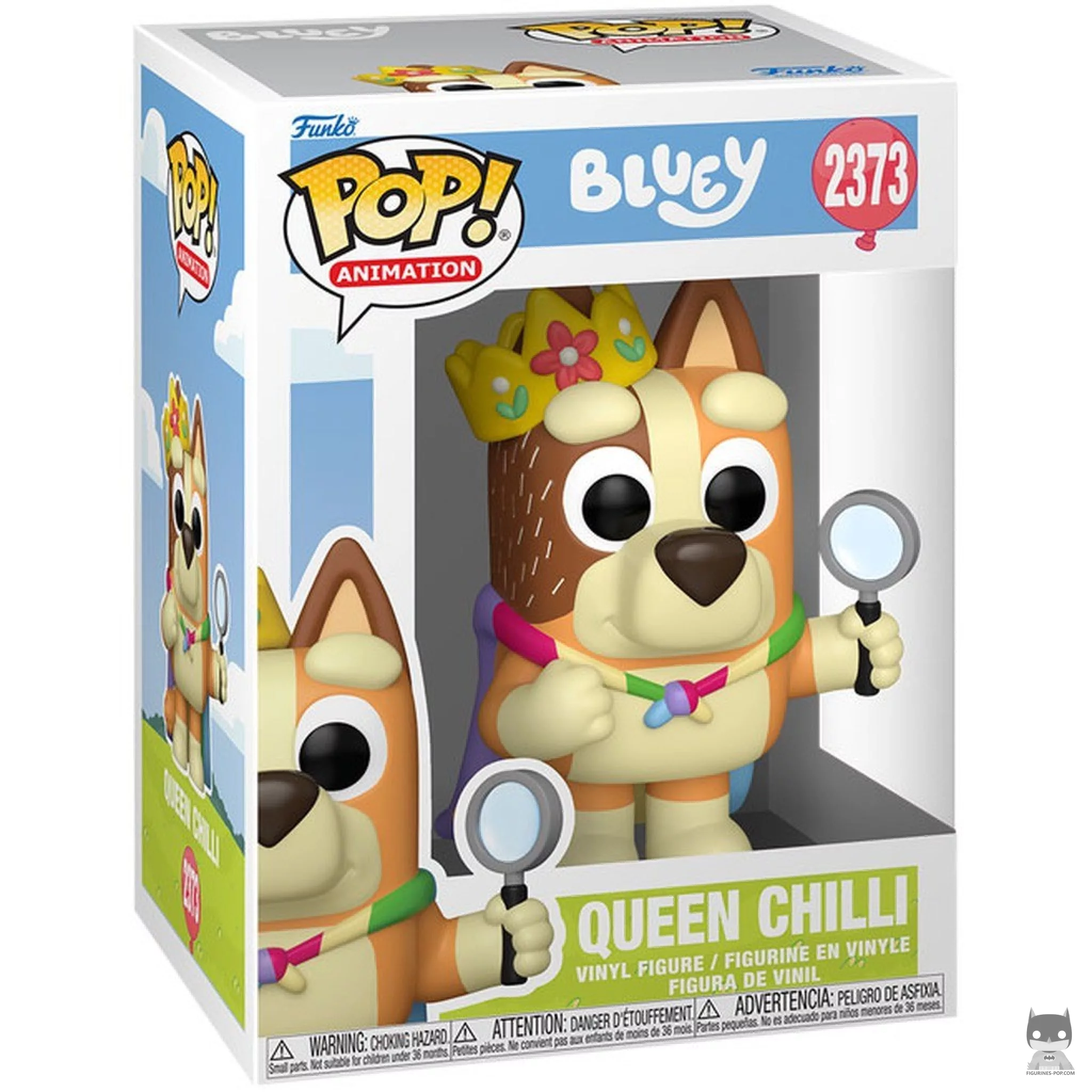 Figura Funko Pop! Reina Chilli en su caja