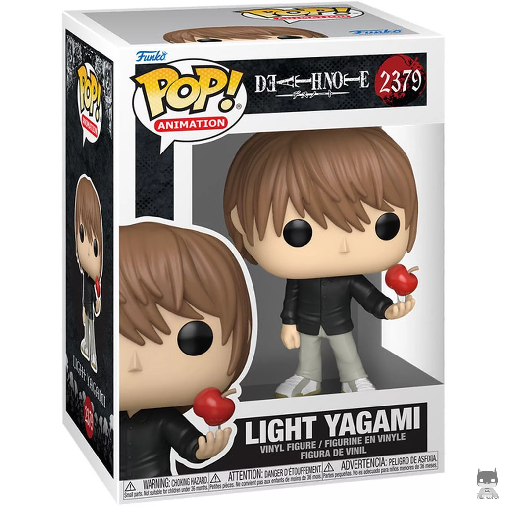 Figura Funko Pop! Light Yagami en su caja