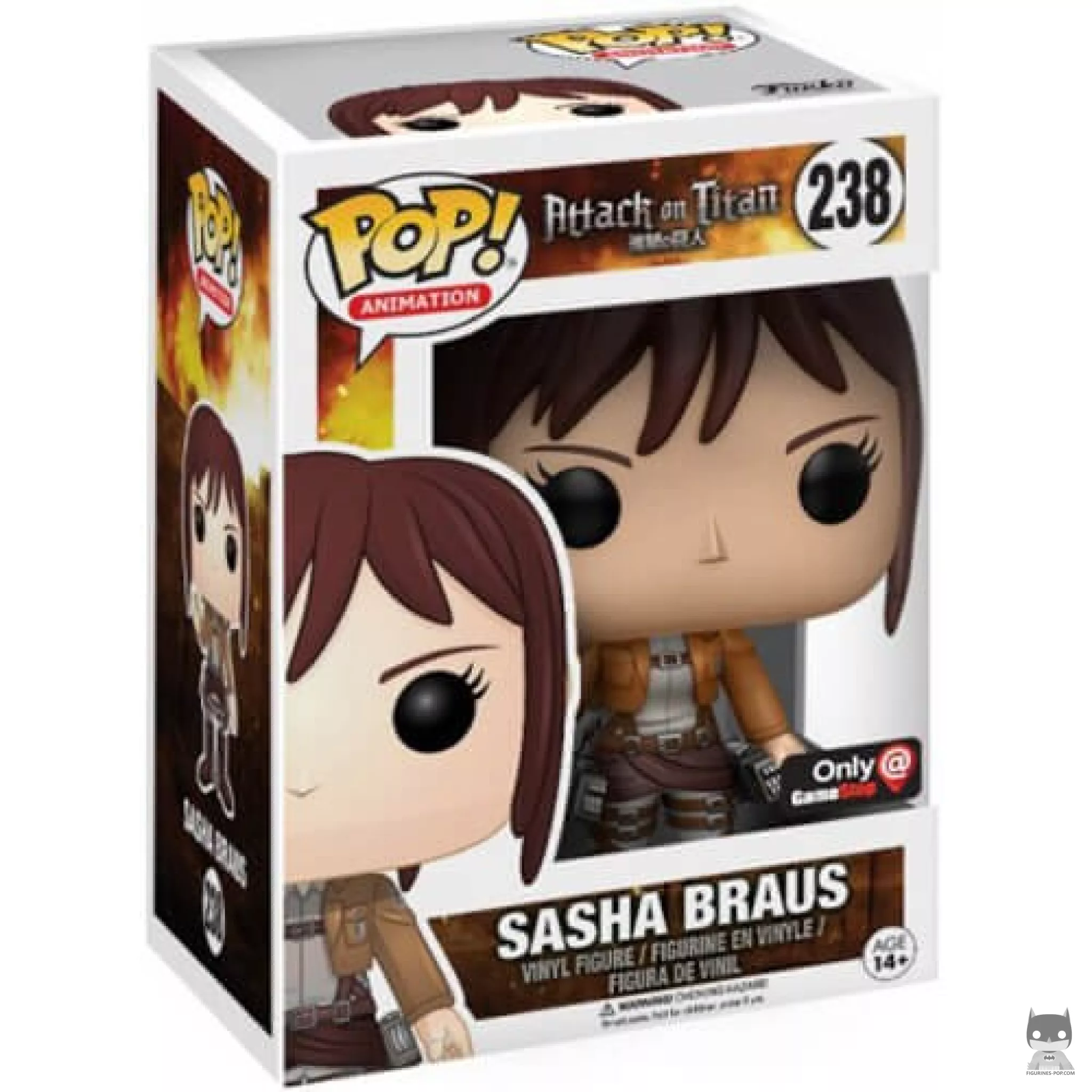 Figura Funko Pop! Sasha Braus en su caja