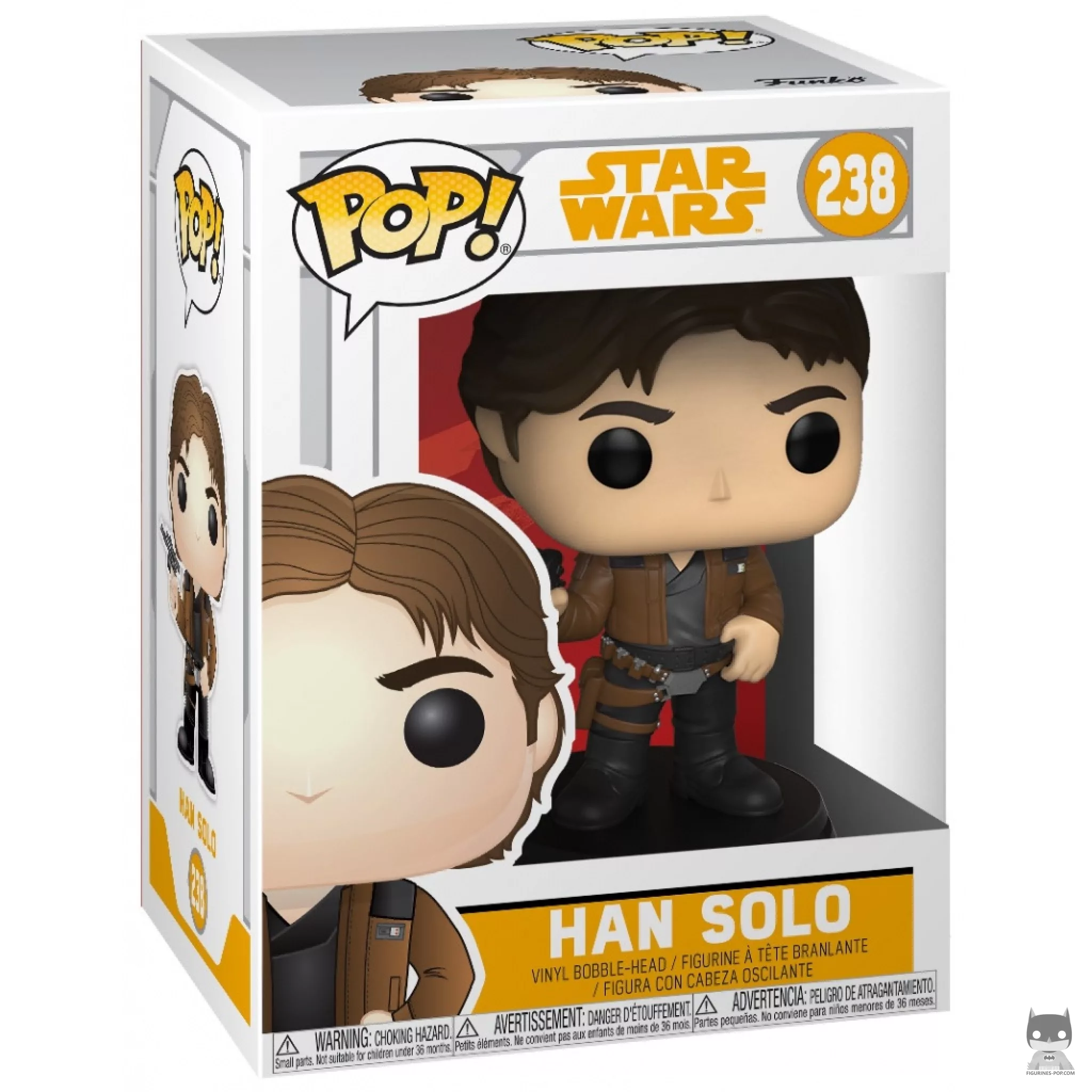 Figura Funko Pop! Han Solo en su caja