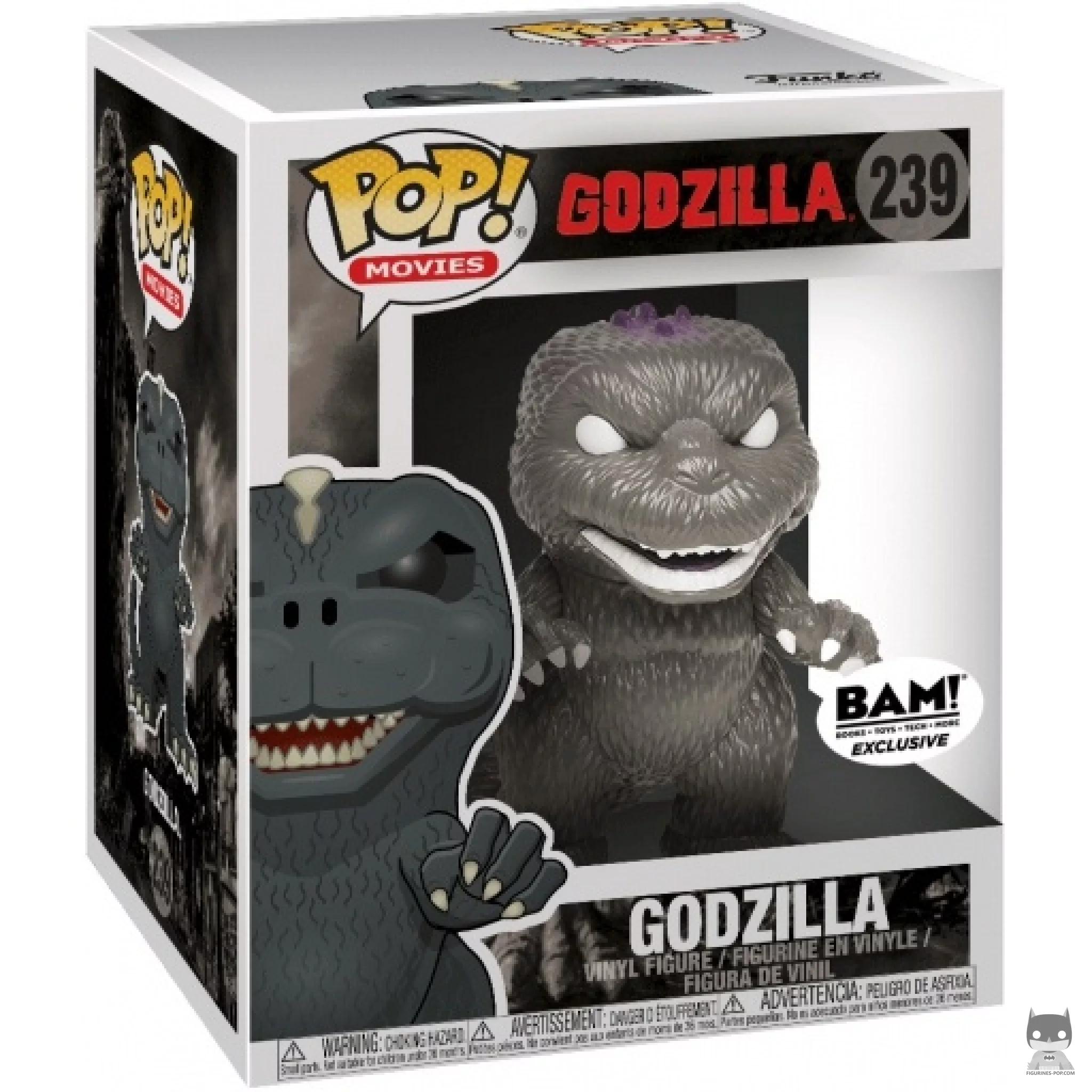 Figura Funko Pop! Godzilla (Translúcido) (Supersized) en su caja
