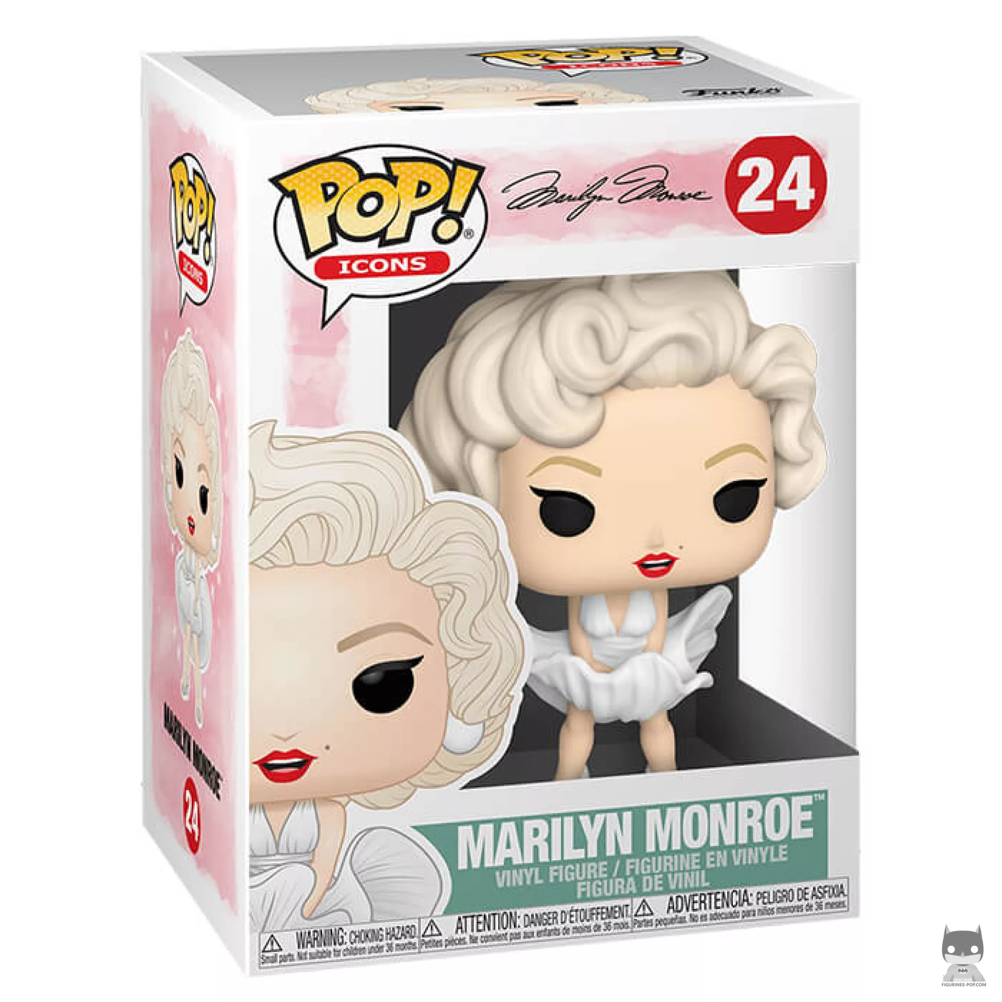 Figura Funko Pop! Marilyn Monroe en su caja
