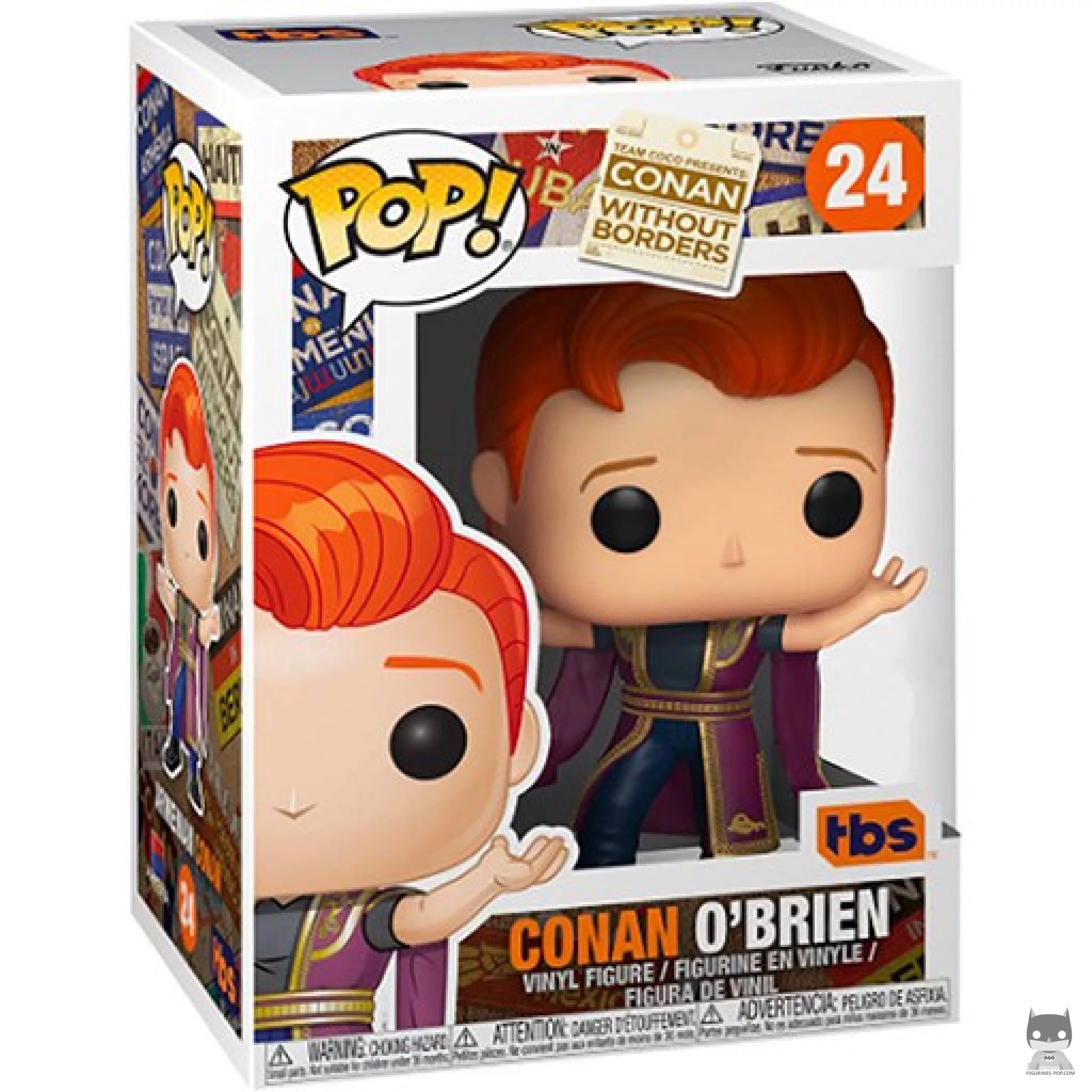 Figura Funko Pop! Conan O'Brien como bailarín folclórico armenio en su caja