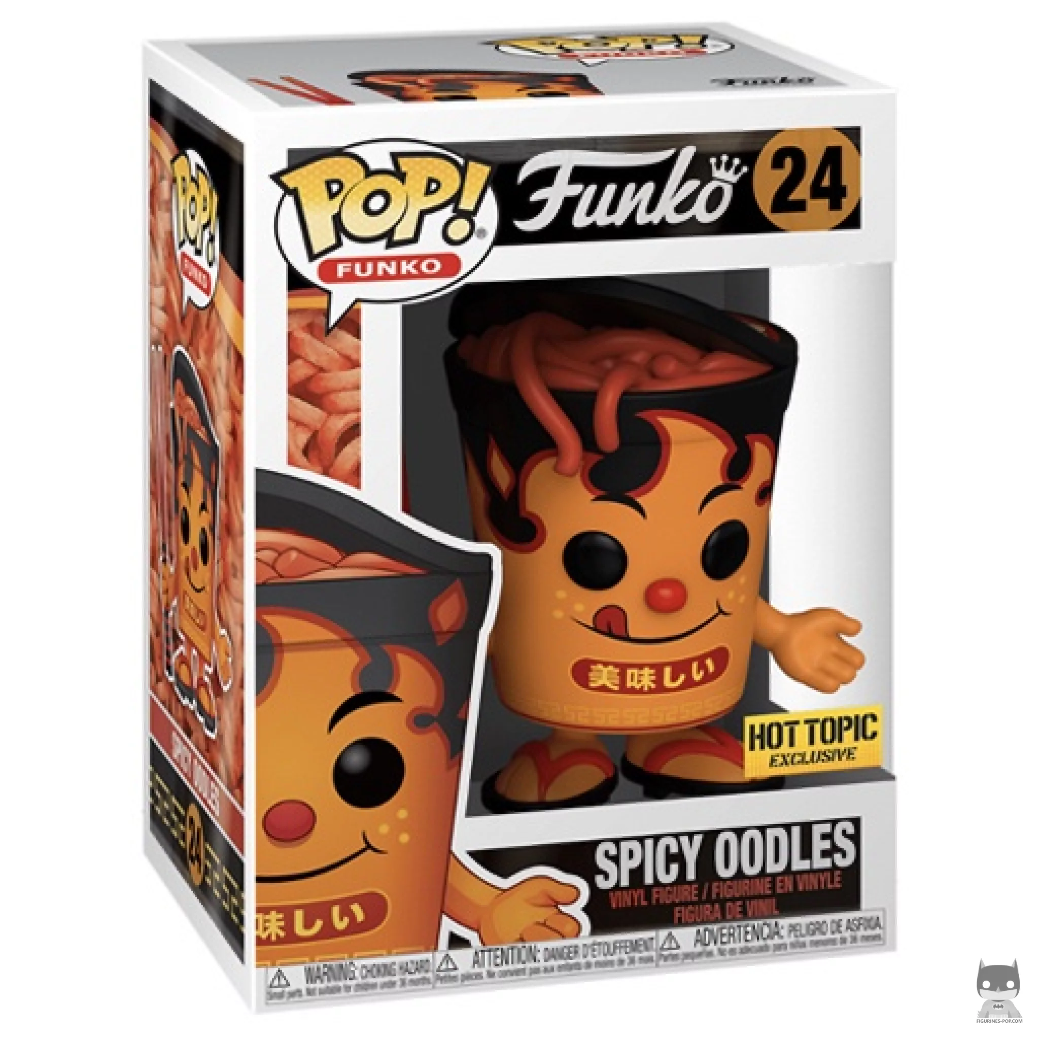 Figura Funko Pop! Oodles picante en su caja
