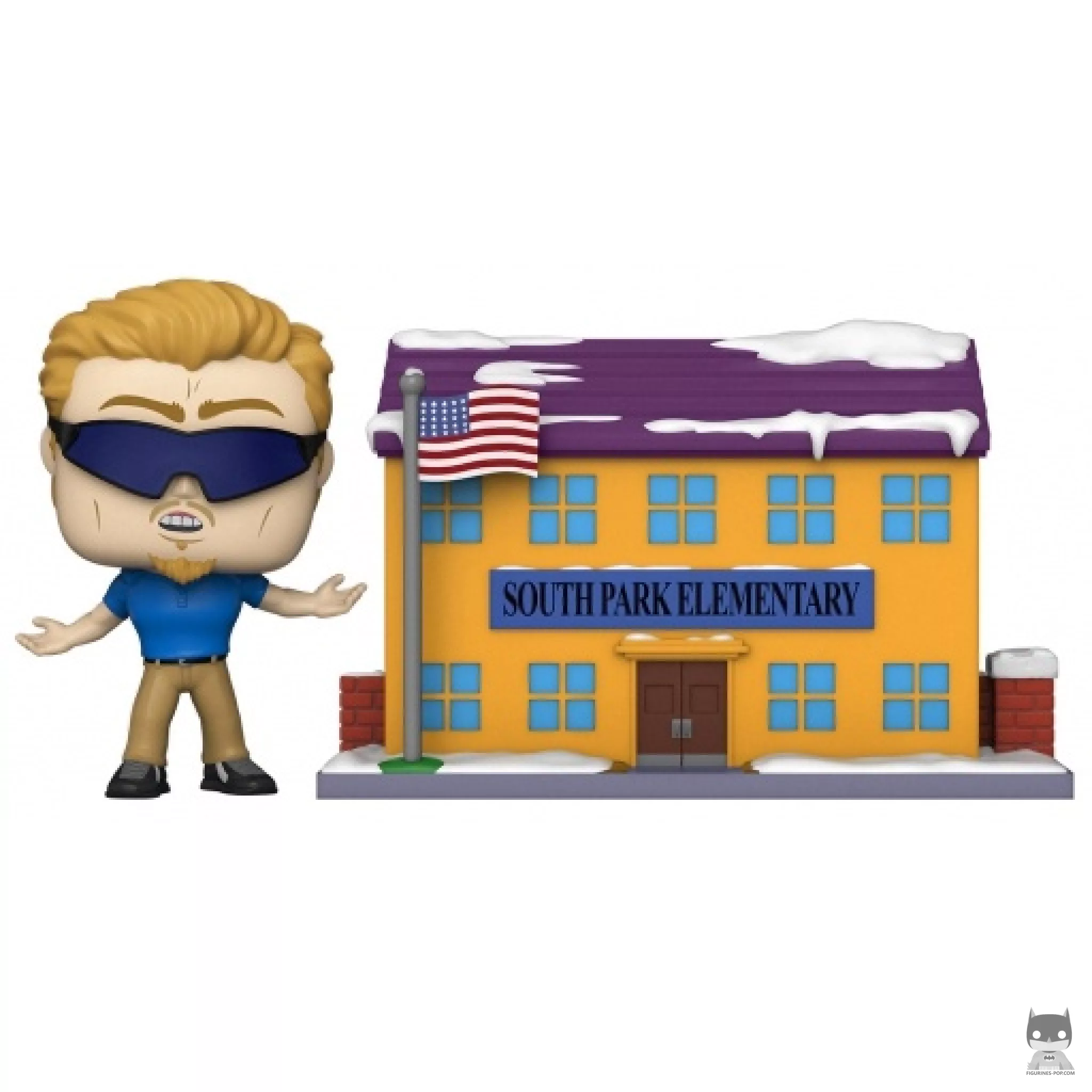 Figura Funko Pop! Escuela Primaria de South Park con el Director PC (South Park)