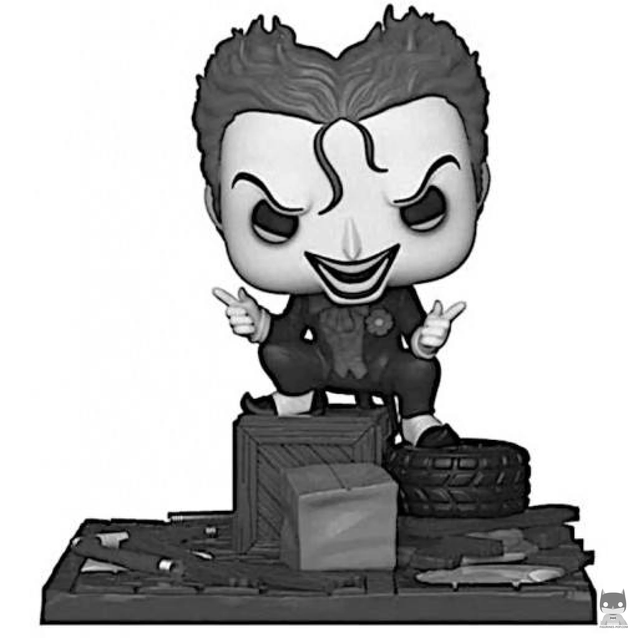 Figura Funko Pop! Joker (Blanco y negro) (DC Jim Lee Deluxe)