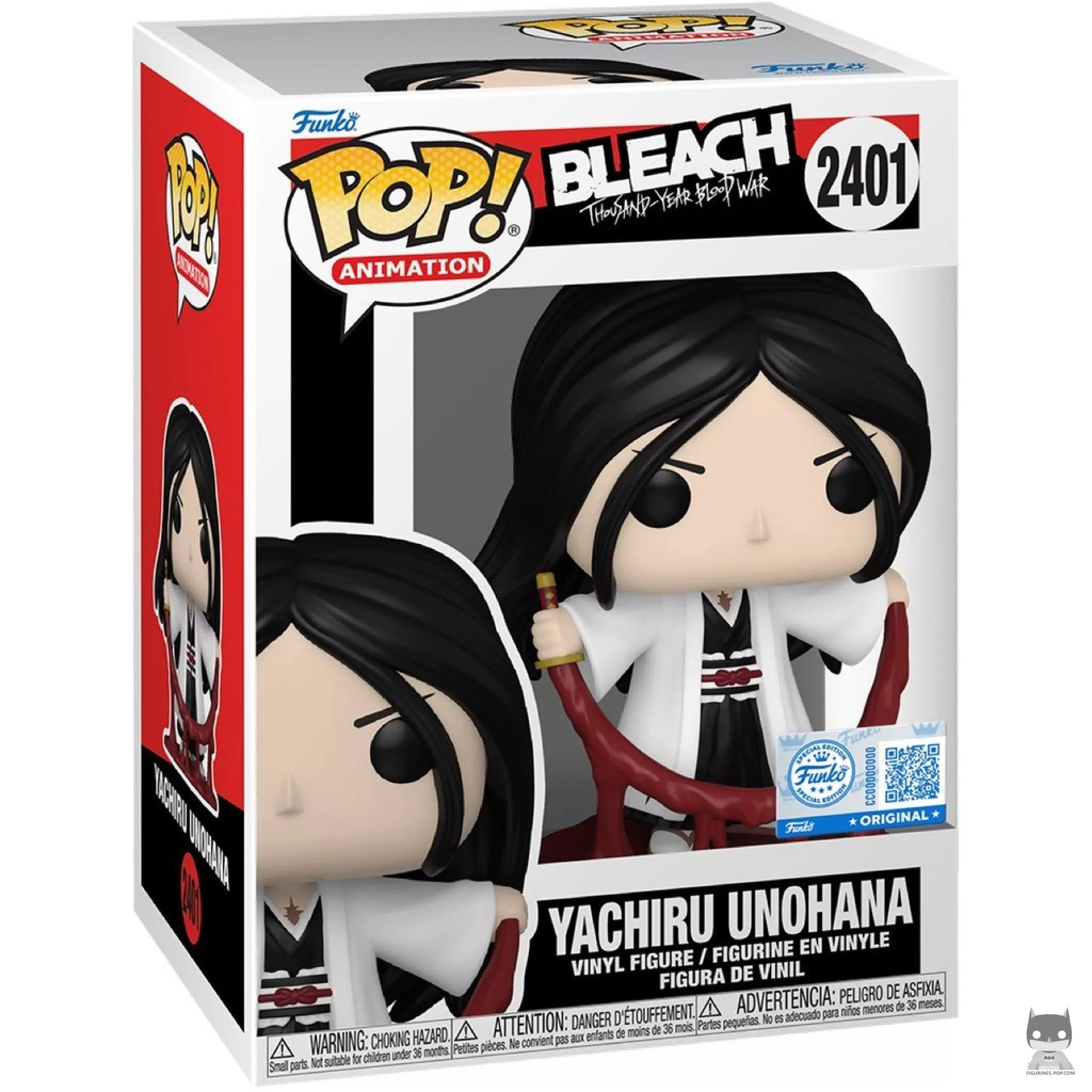 Figura Funko Pop! Yachiru Unohana en su caja
