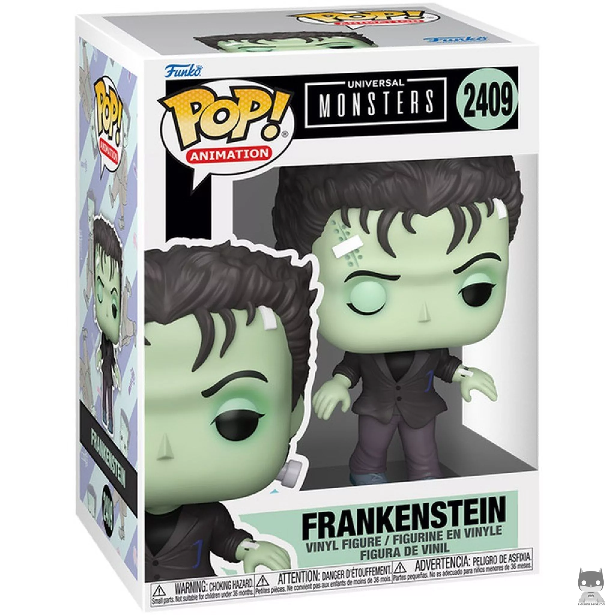 Figura Funko Pop! Frankenstein (Anime) en su caja