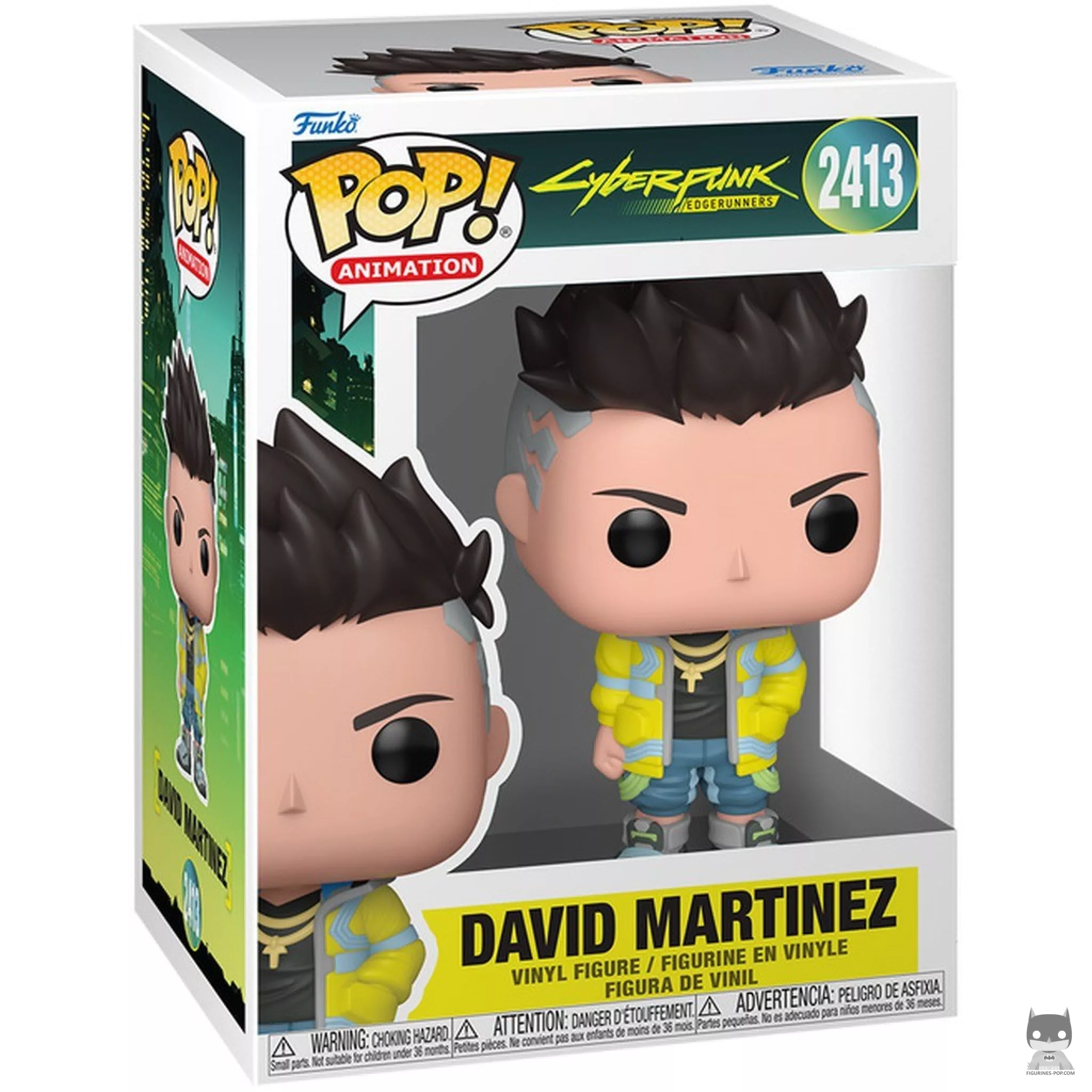 Figura Funko Pop! David Martinez en su caja