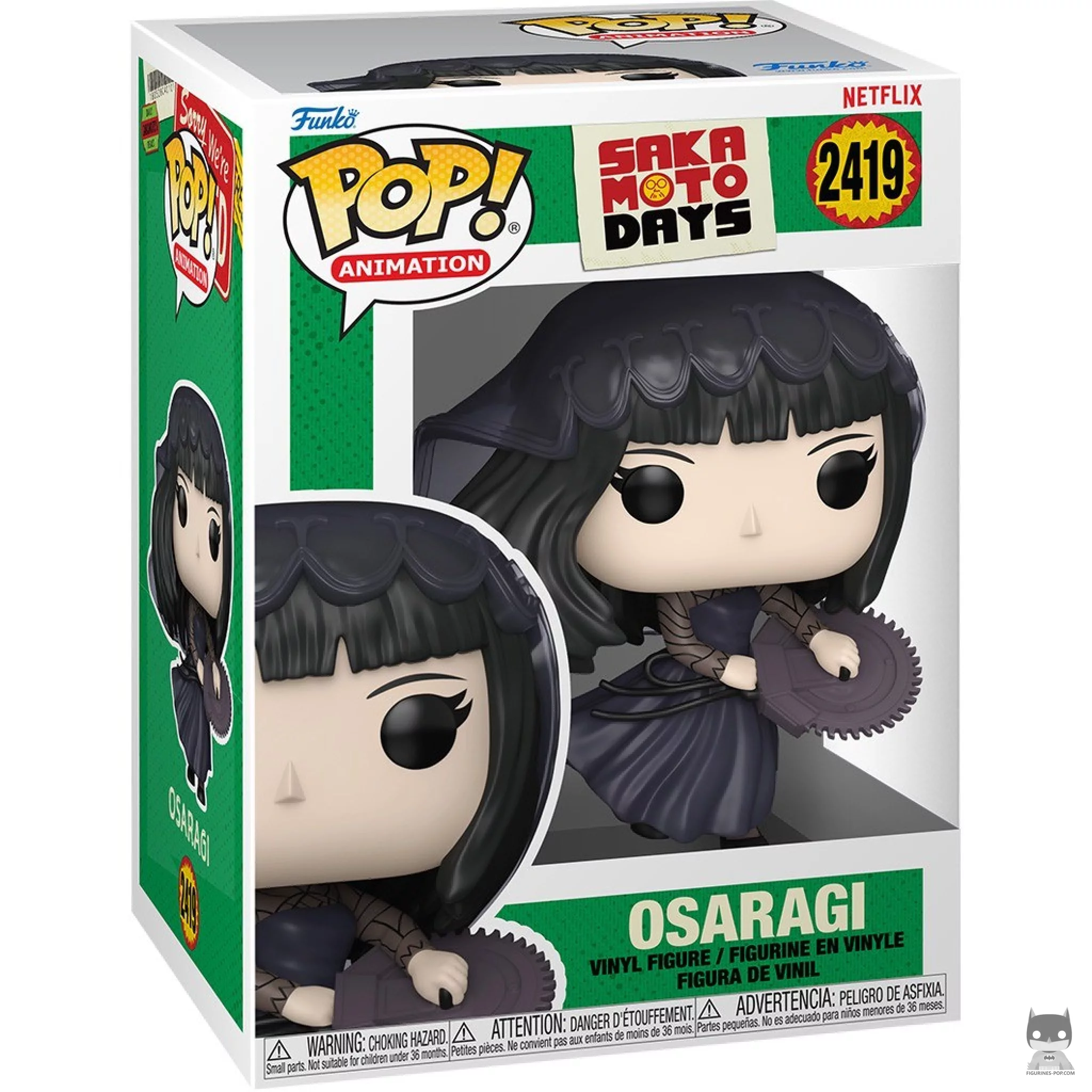 Figura Funko Pop! Osaragi en su caja