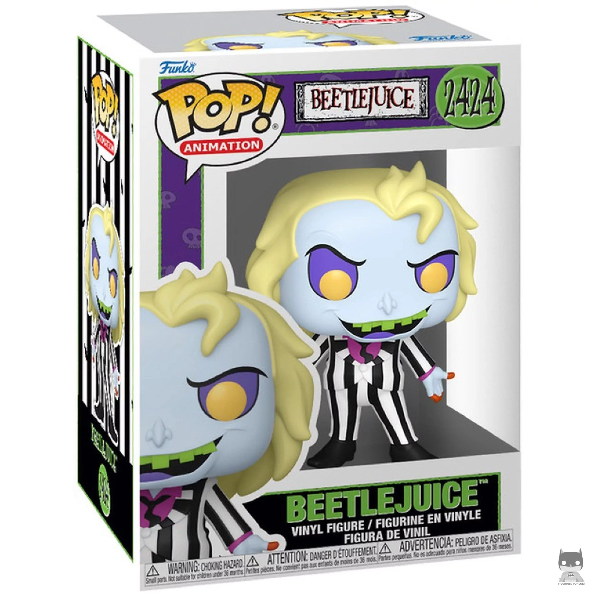 Figura Funko Pop! Beetlejuice en su caja