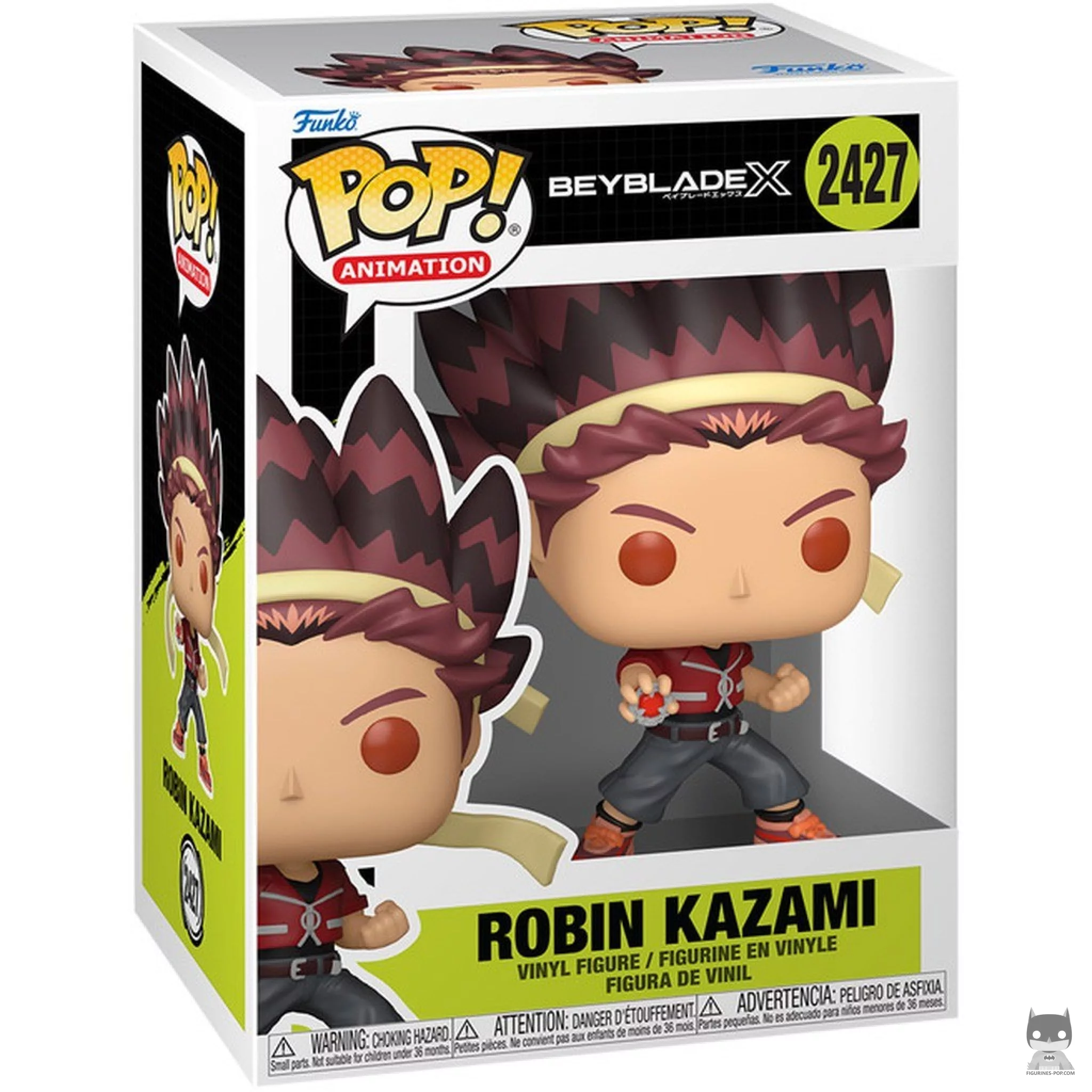 Figura Funko Pop! Robin Kazami en su caja