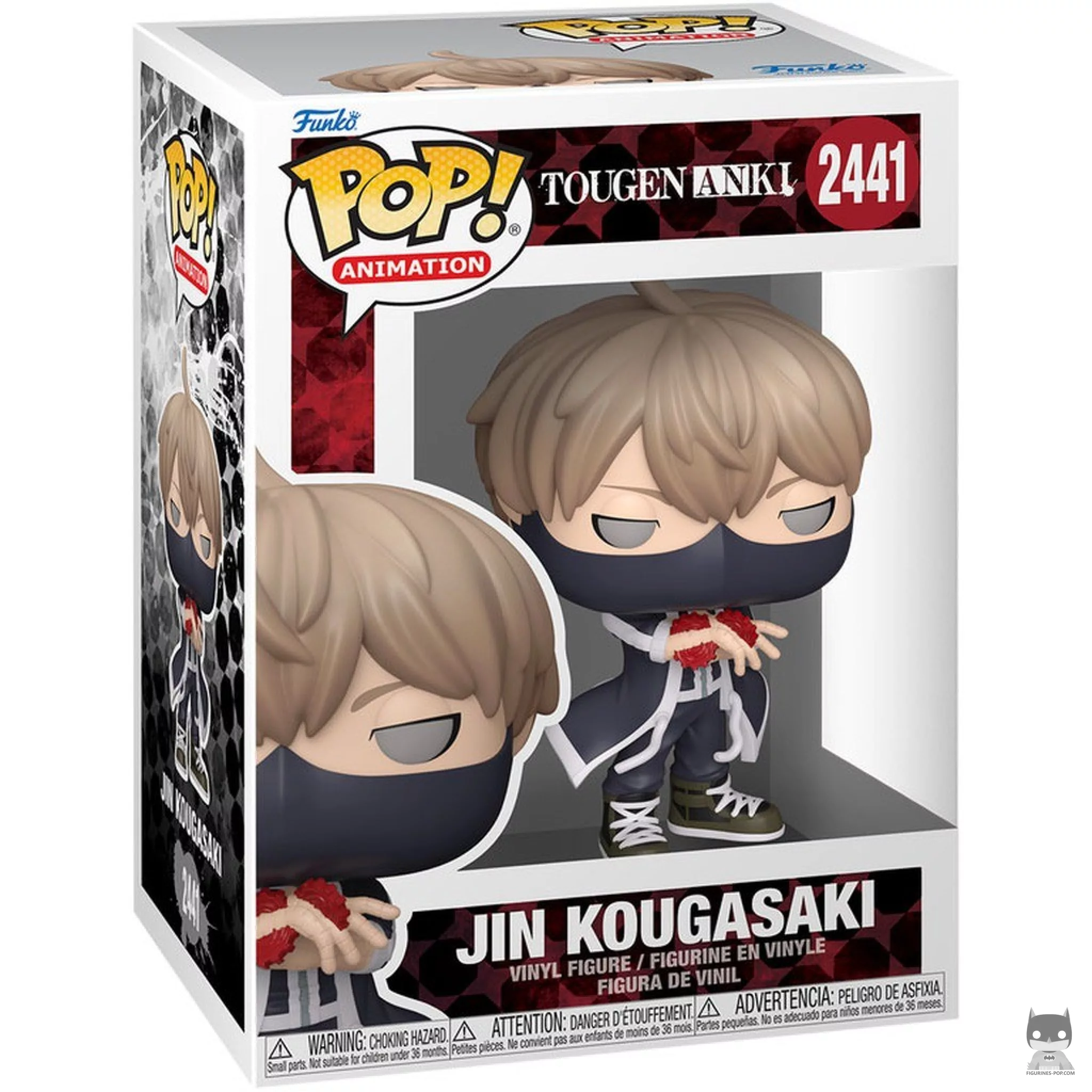 Figura Funko Pop! Jin Kougasaki en su caja
