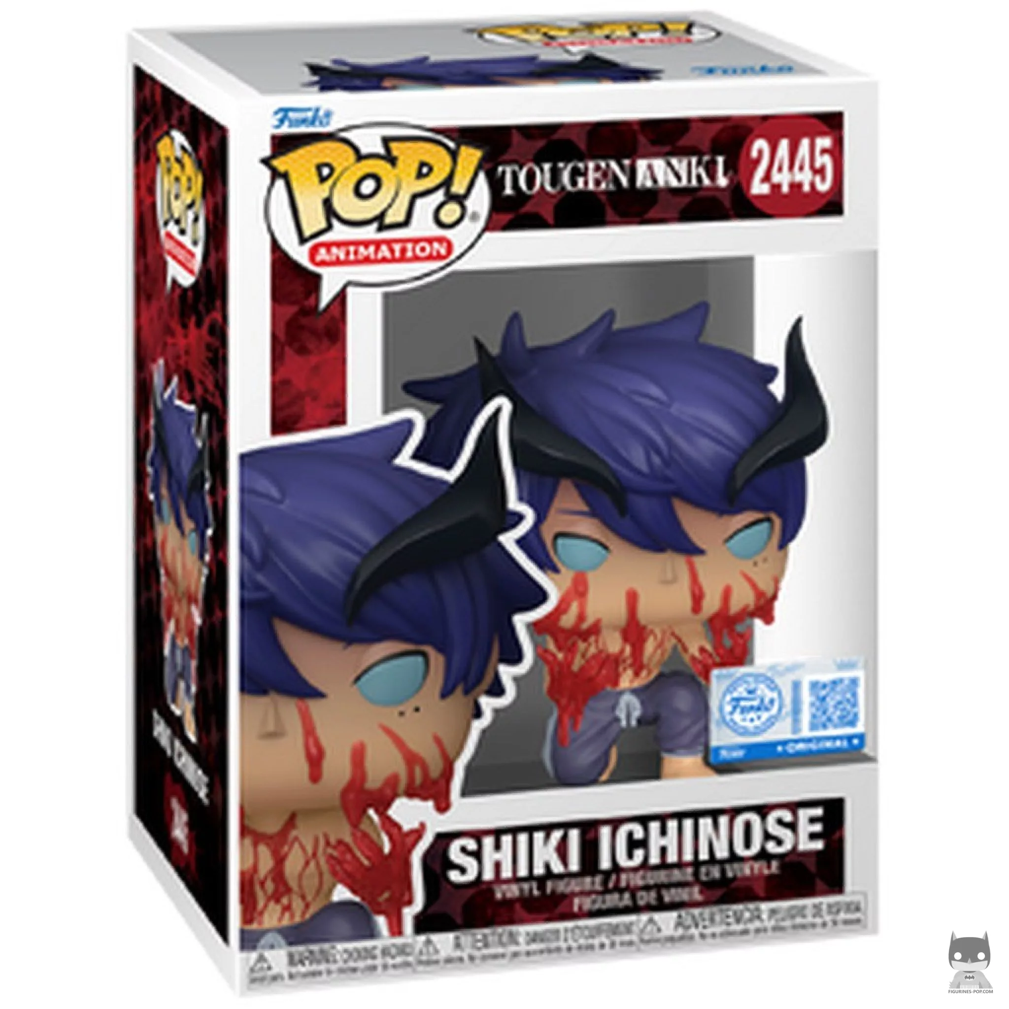 Figura Funko Pop! Shiki Ichinose (Ensangrentado) en su caja