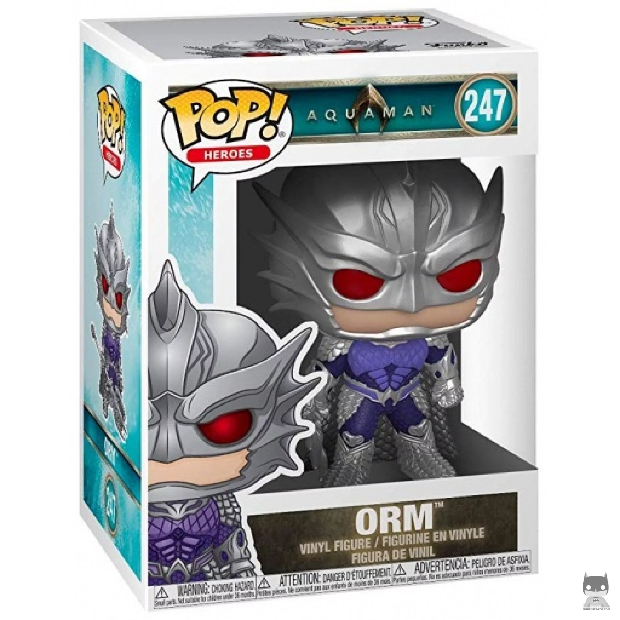 Figura Funko Pop! Orm en su caja