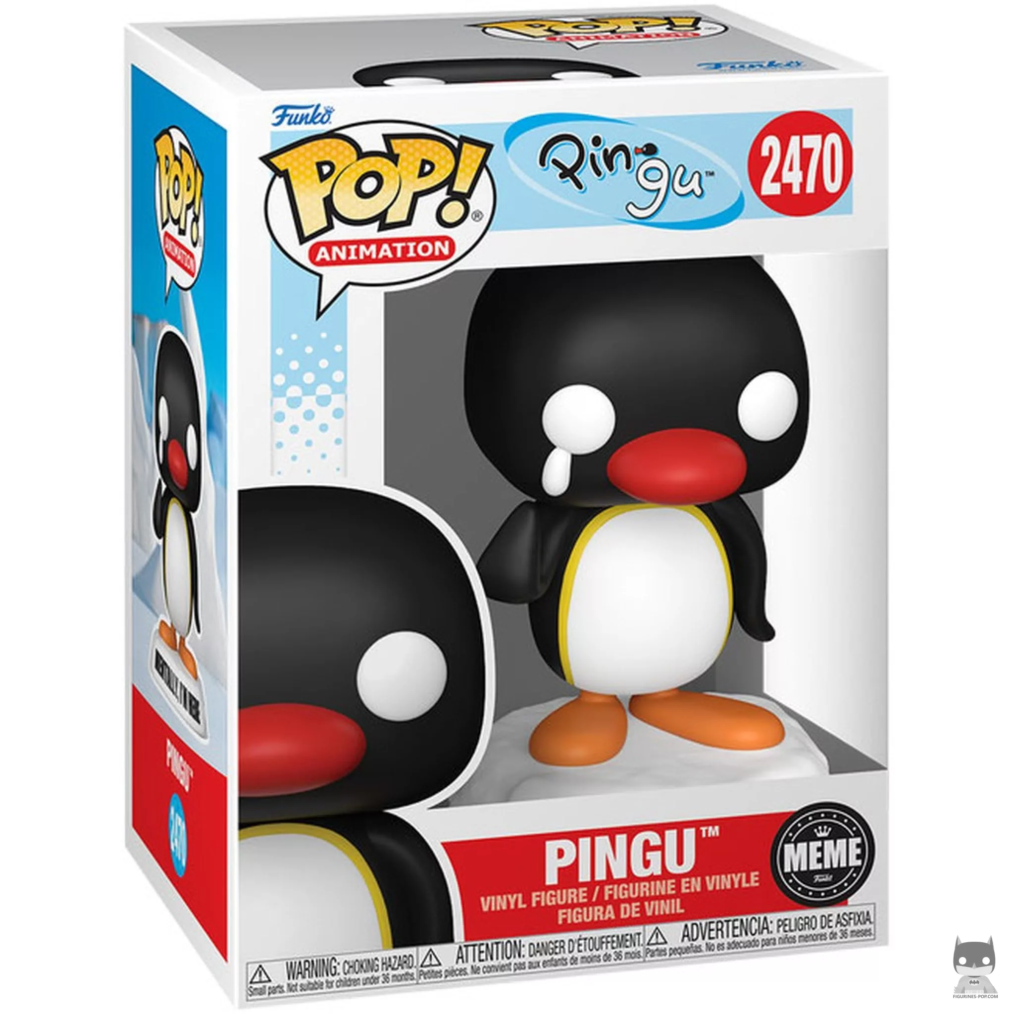 Figura Funko Pop! Pingu (Meme llorando) en su caja