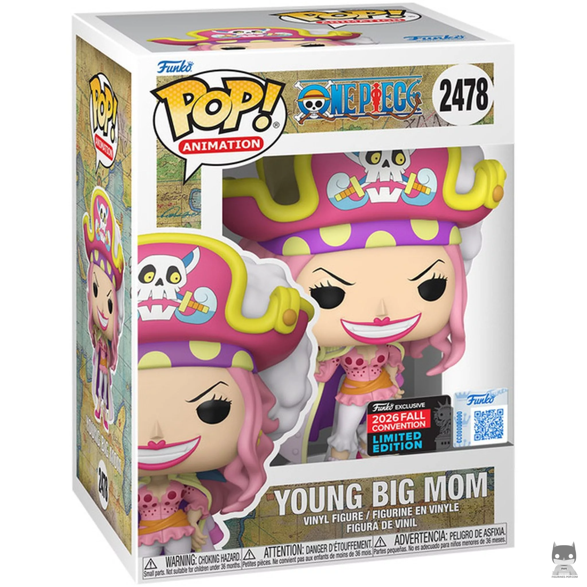 Figura Funko Pop! Big Mom joven en su caja