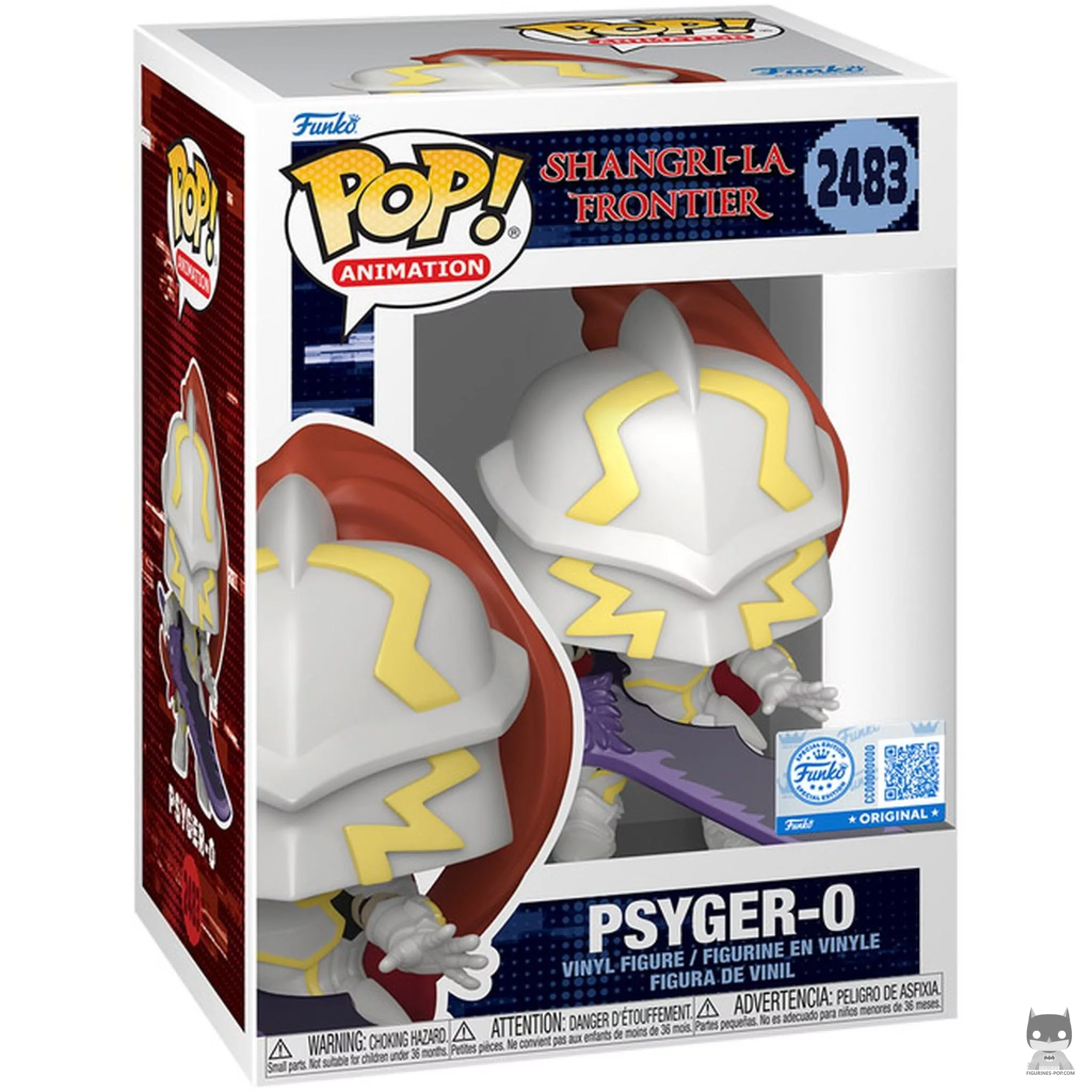 Figura Funko Pop! Psyger-0 en su caja
