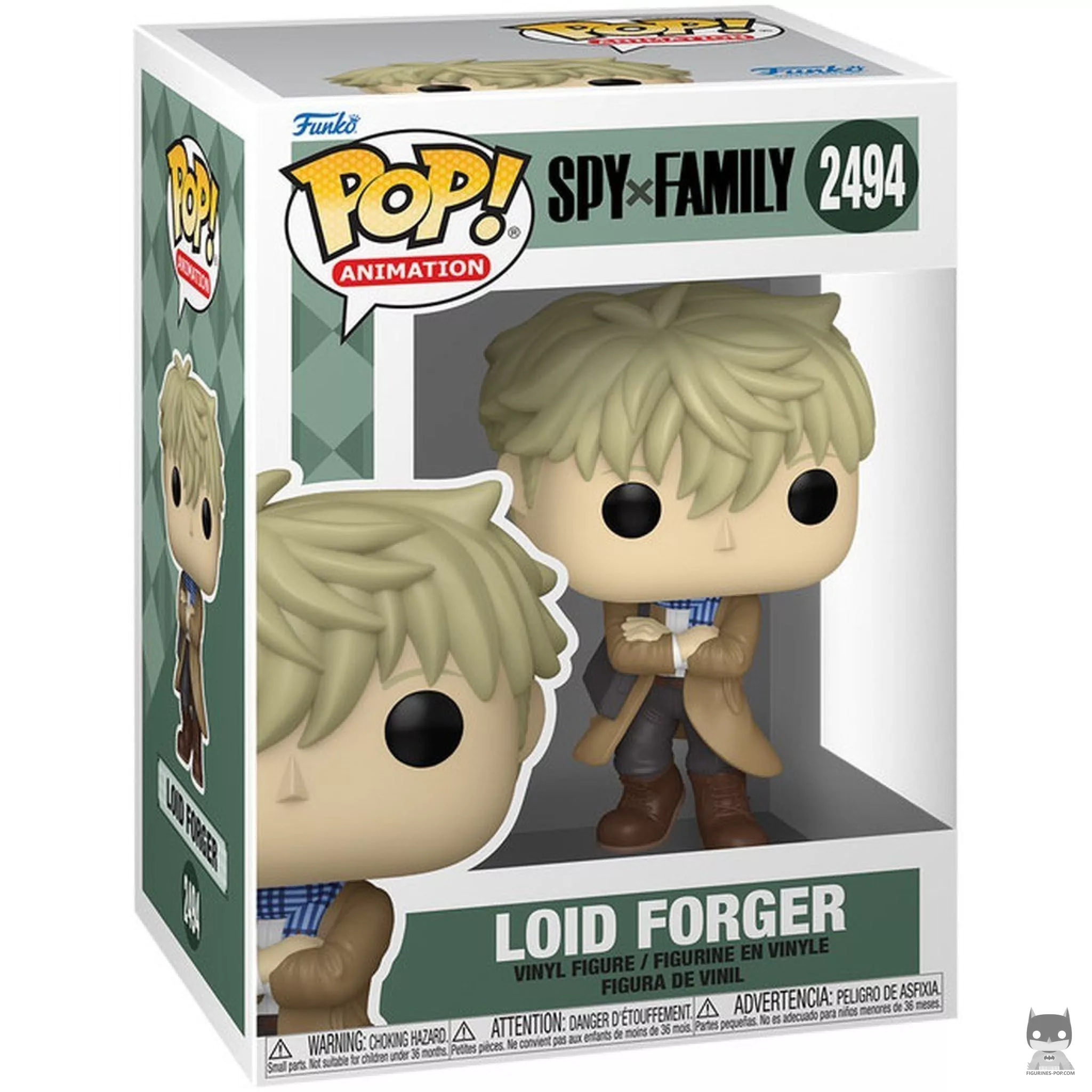 Figura Funko Pop! Loid Forger (Navidad) en su caja