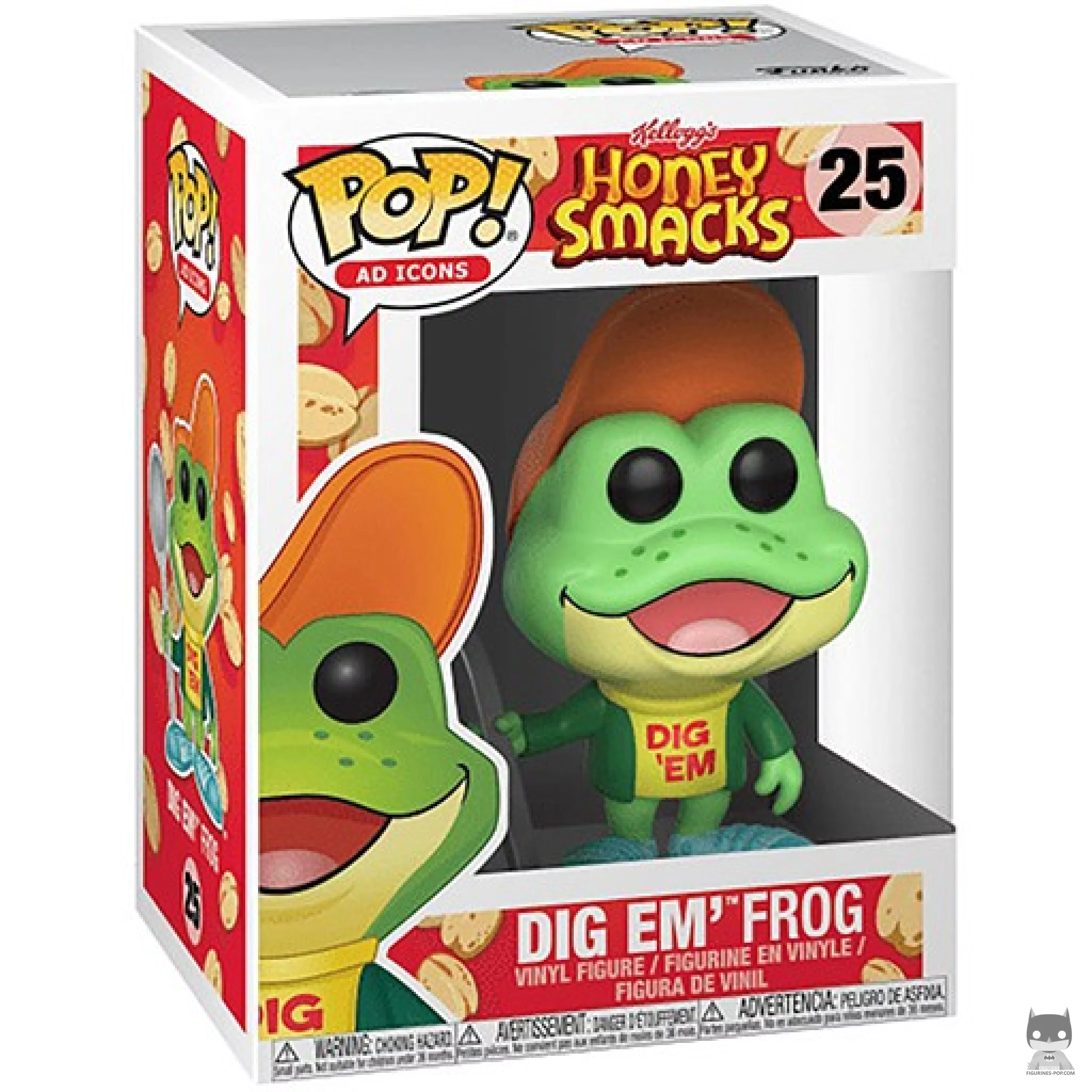 Figura Funko Pop! Dig Em' Frog en su caja
