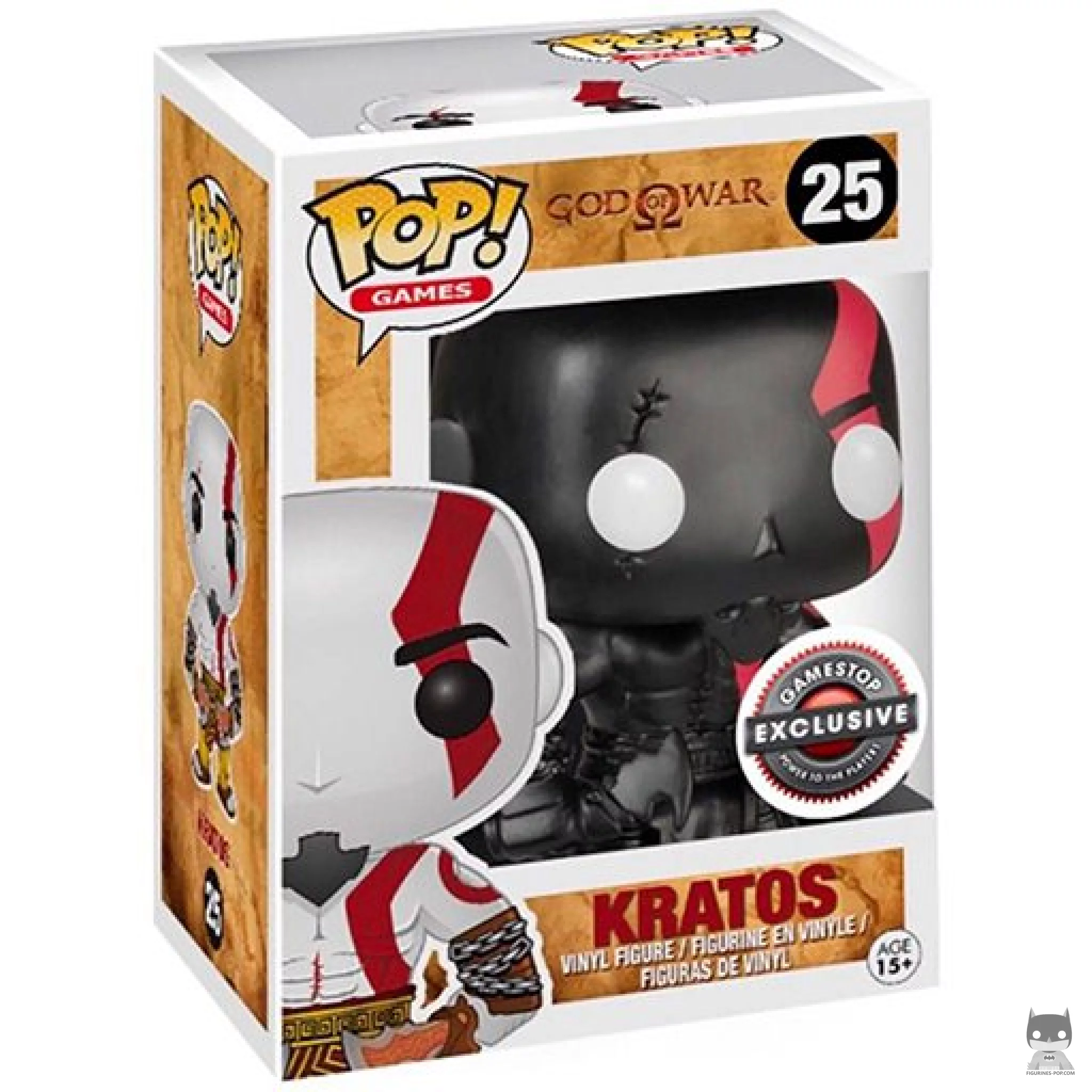 Figura Funko Pop! Kratos (Negro) en su caja