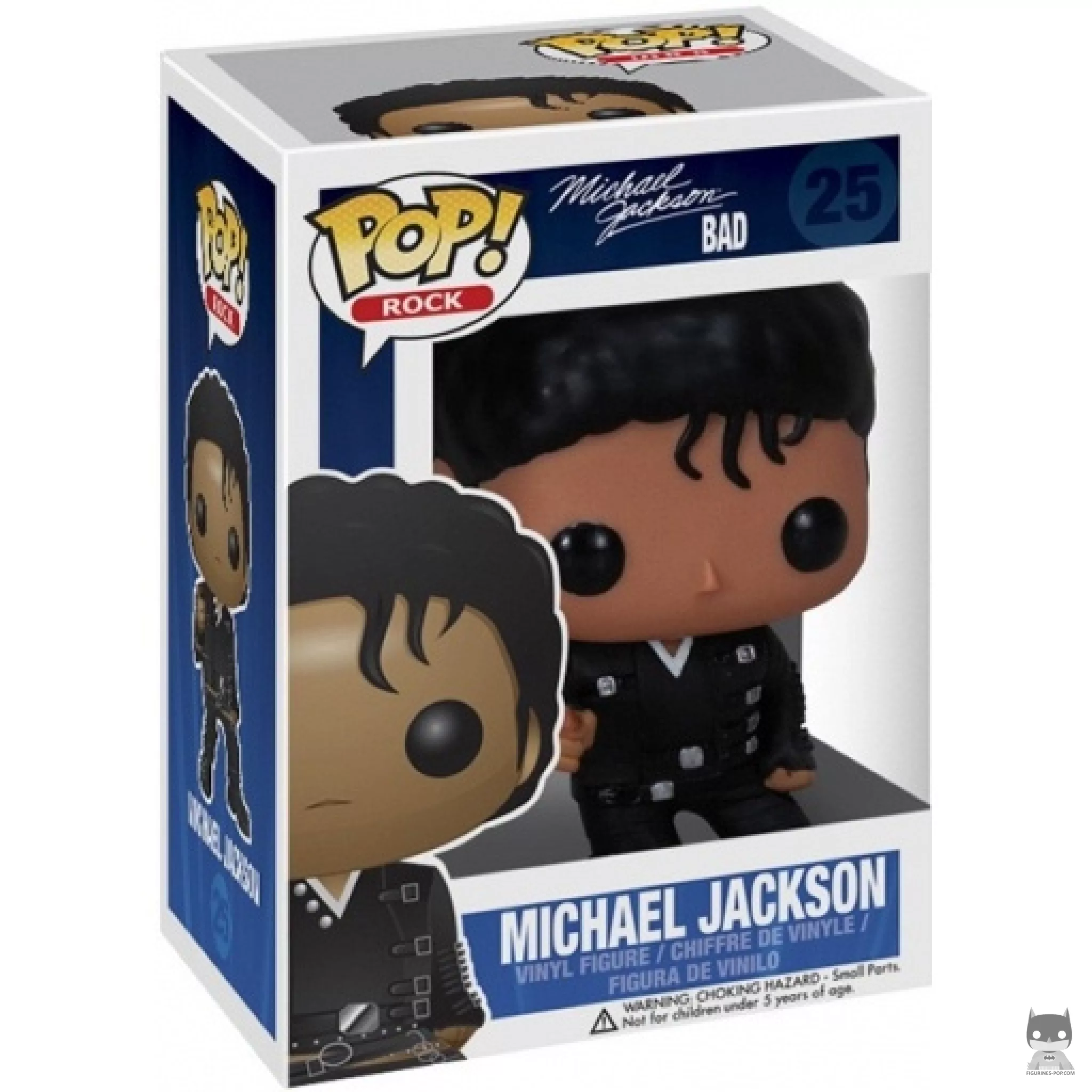 Figura Funko Pop! Michael Jackson (Bad) en su caja