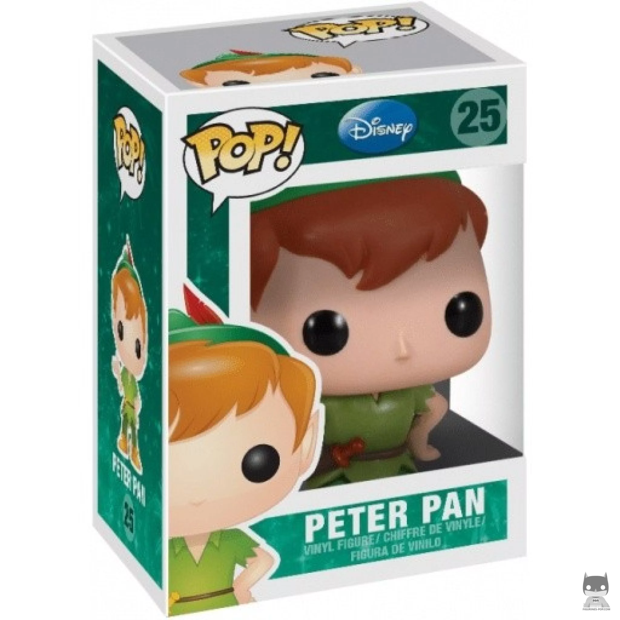 Figura Funko Pop! Peter Pan en su caja