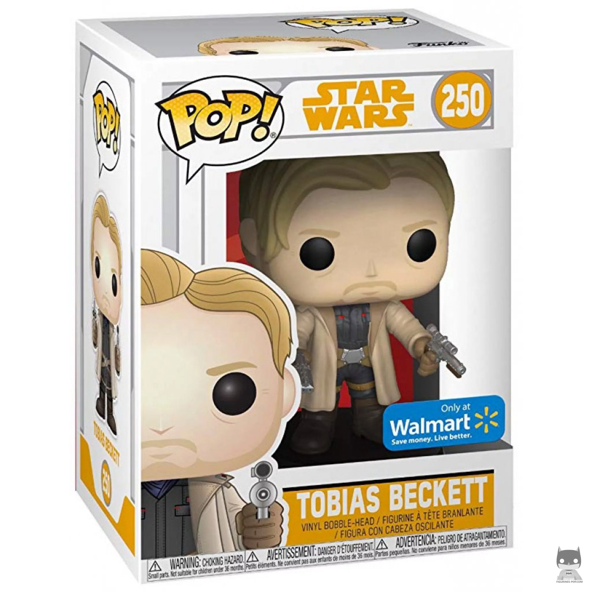Figura Funko Pop! Tobias Beckett con pistolas en su caja