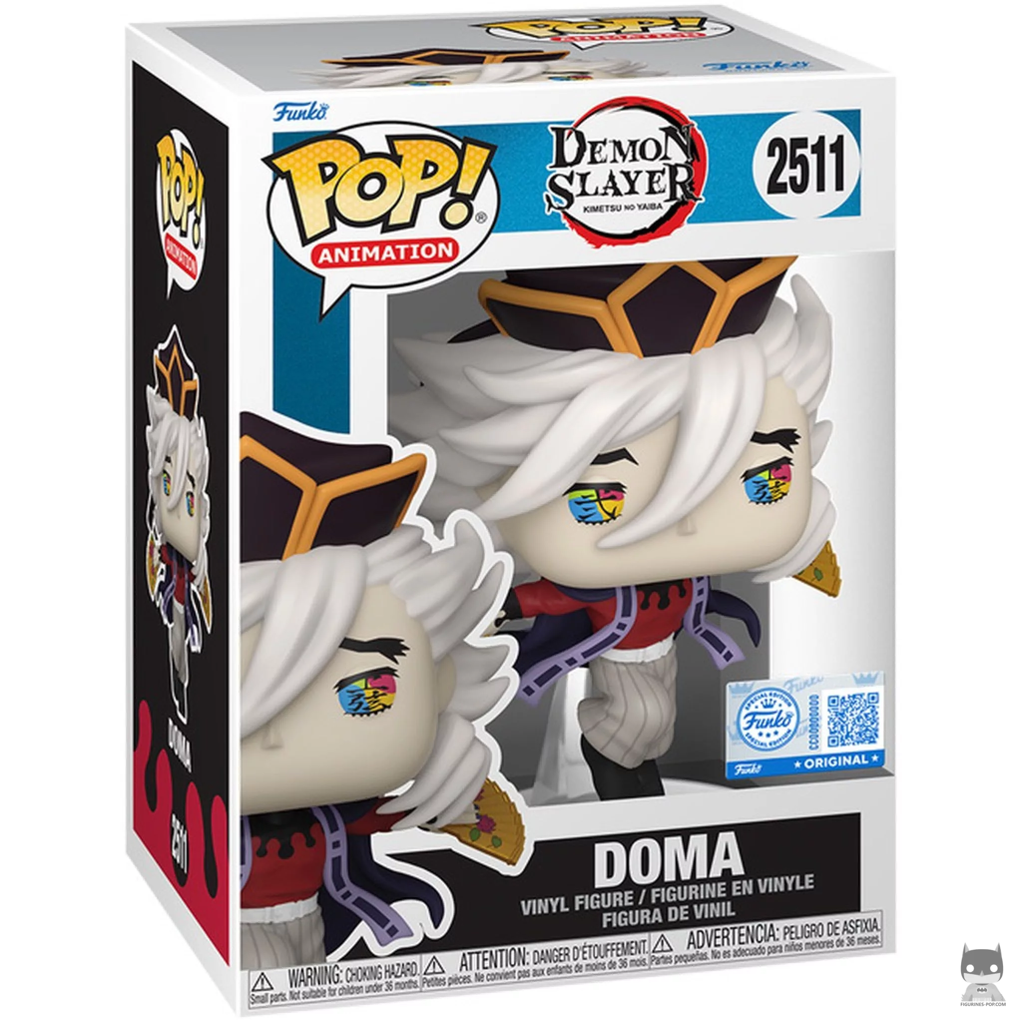 Figura Funko Pop! Doma con abanicos de guerra en su caja