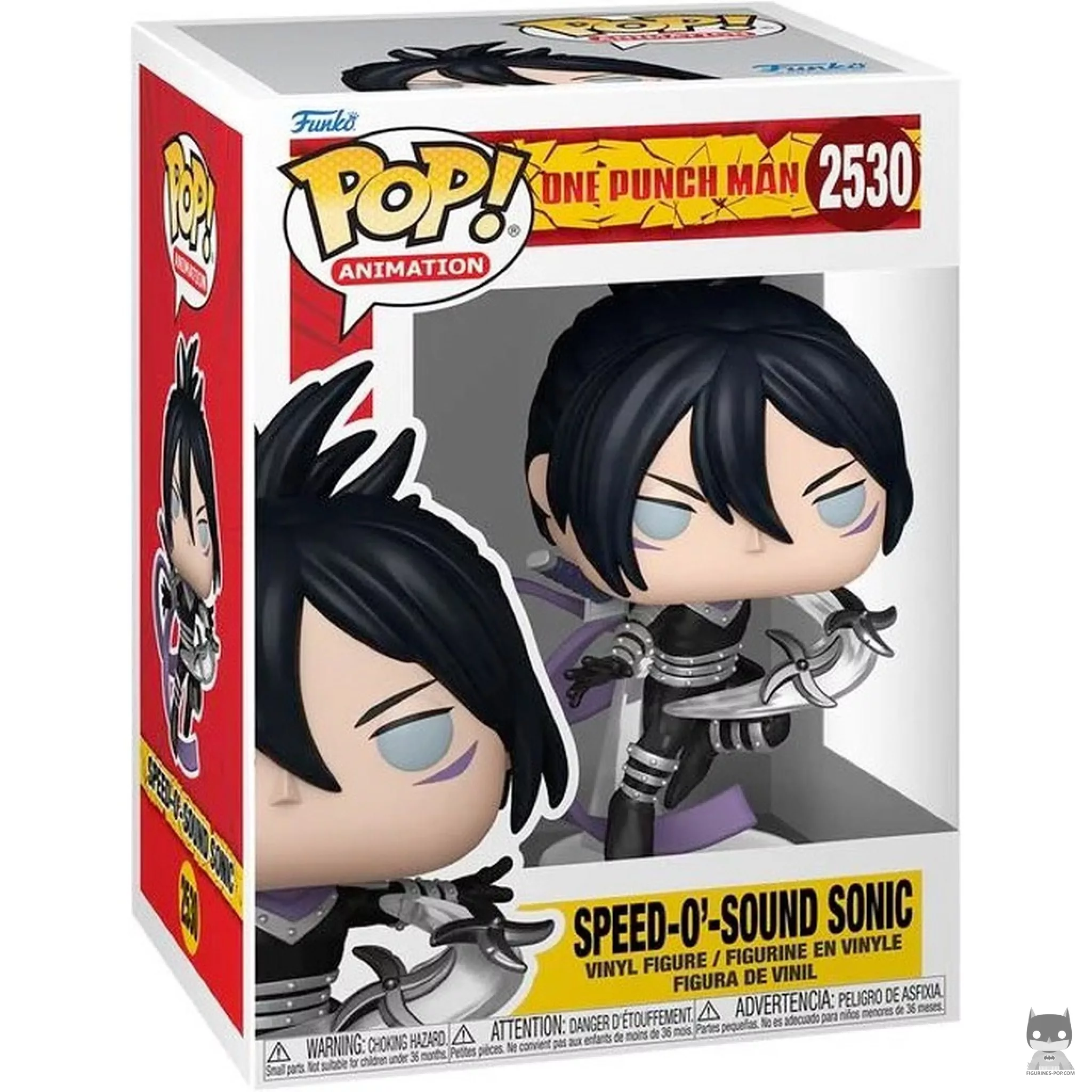 Figura Funko Pop! Speed-O'-Sound Sonic en su caja
