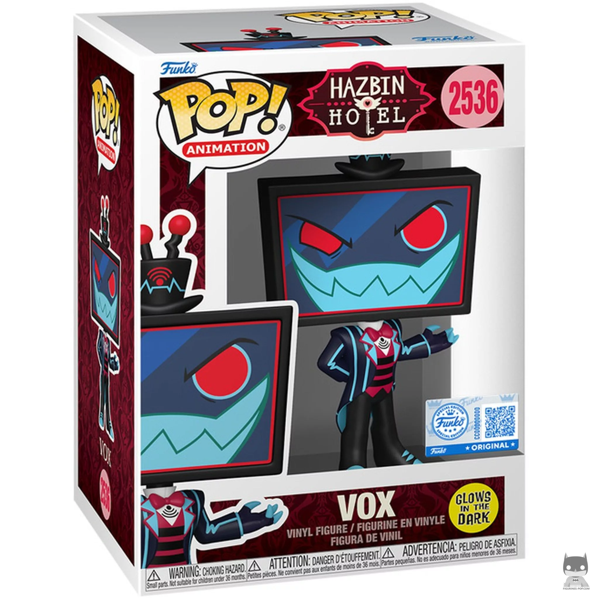 Figura Funko Pop! Vox (Brilla en la oscuridad) en su caja