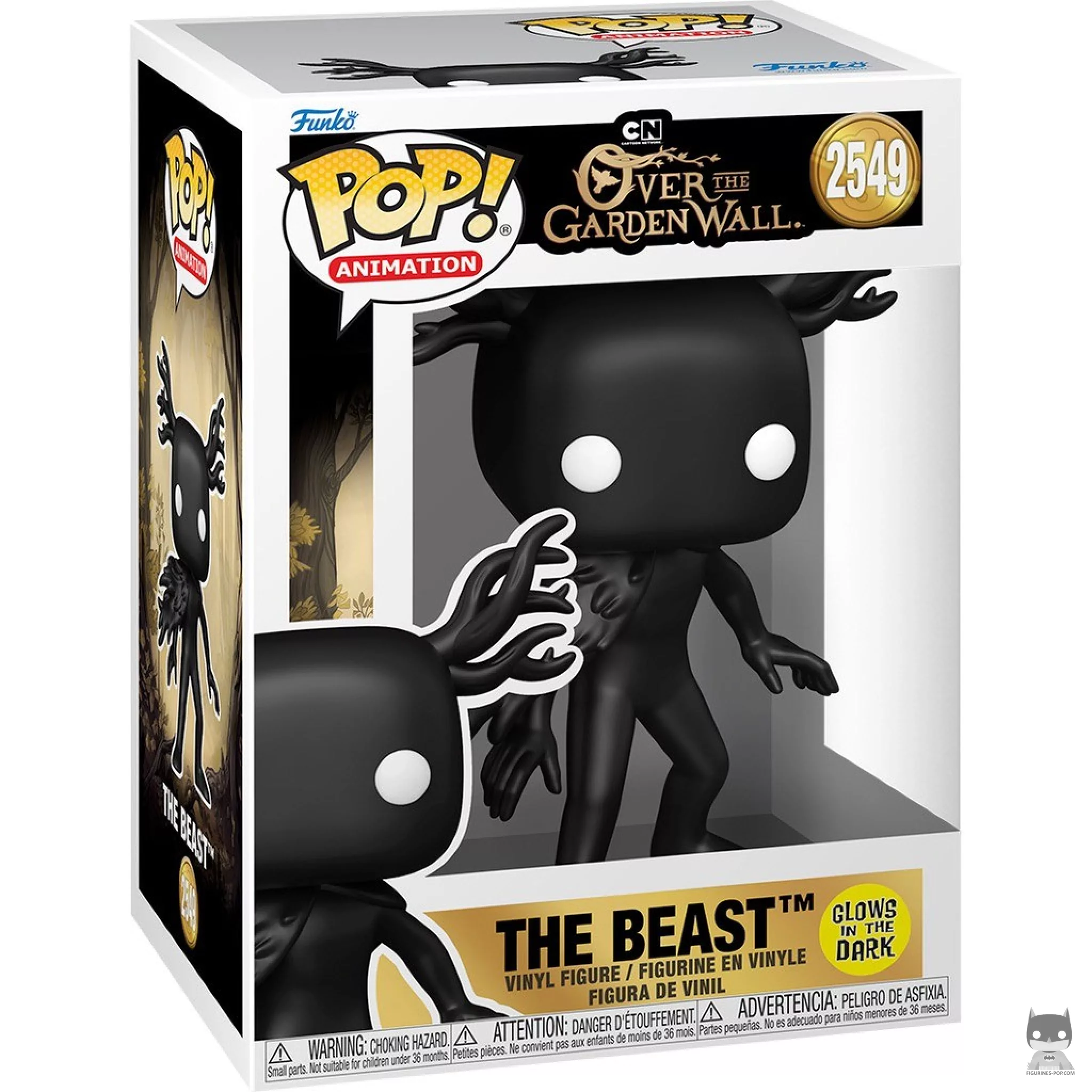 Figura Funko Pop! La Bestia (Brilla en la oscuridad) en su caja