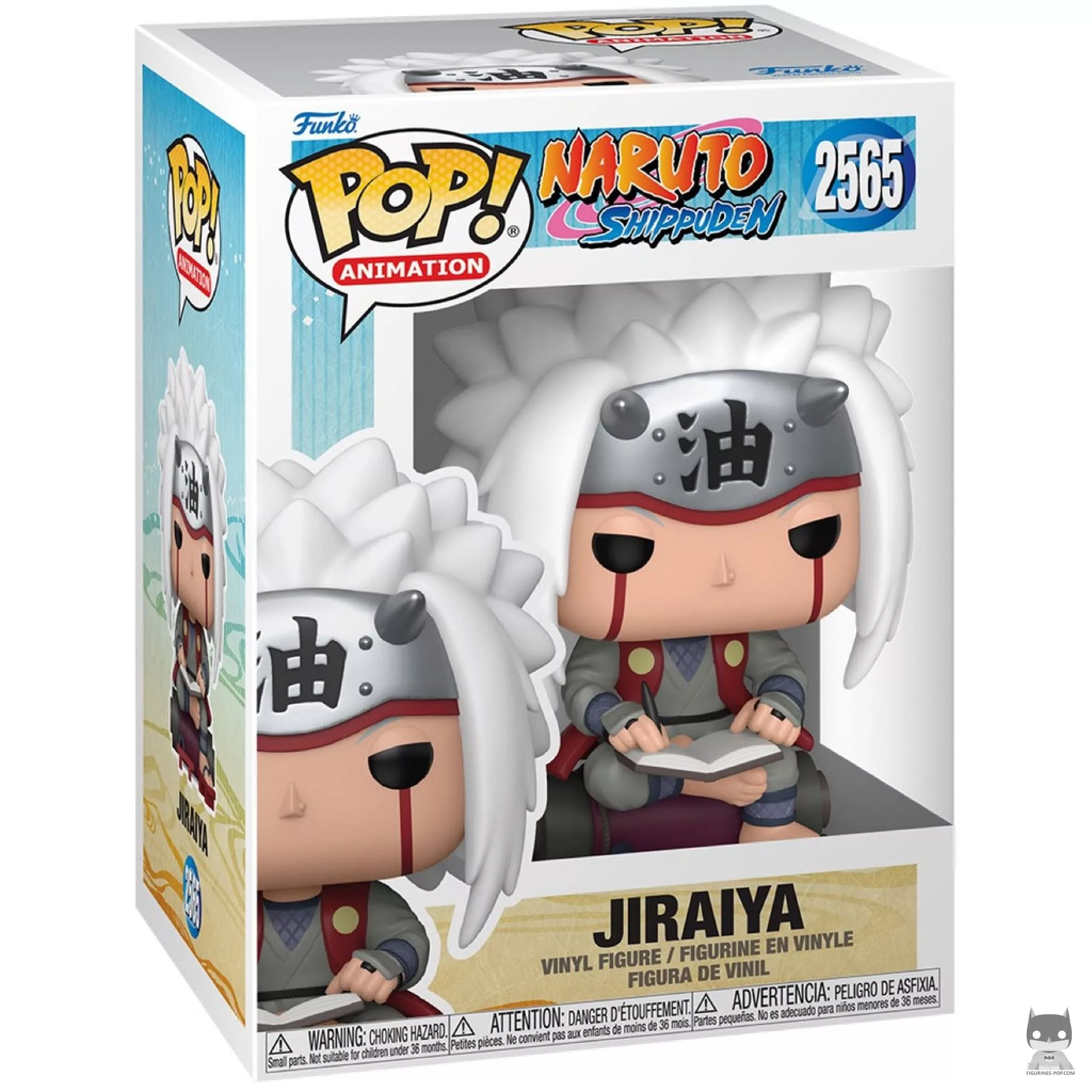 Figura Funko Pop! Jiraiya en su caja