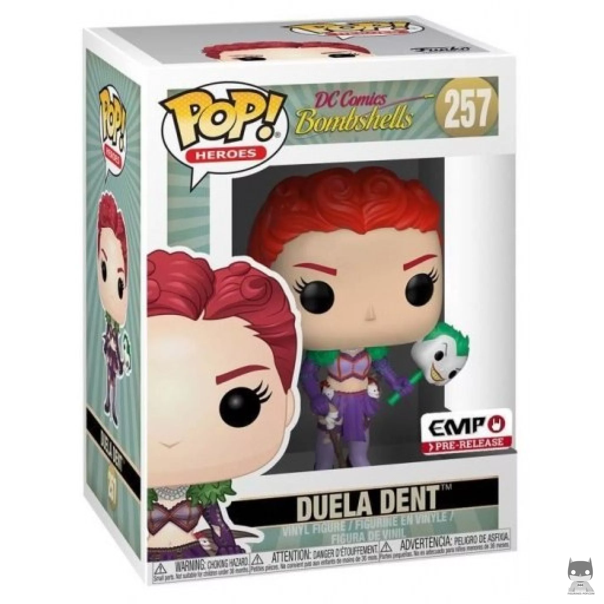 Figura Funko Pop! Duela Dent en su caja