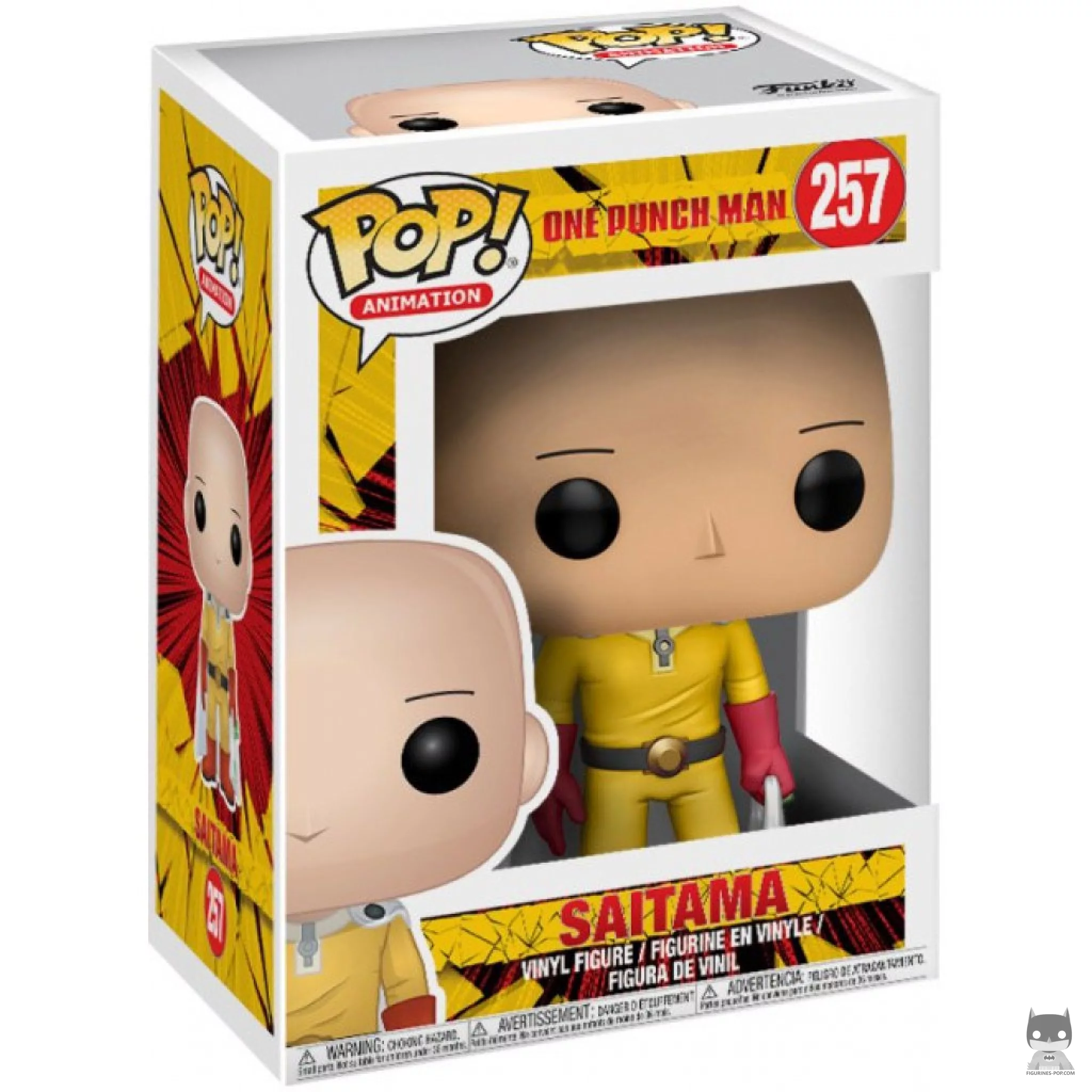 Figura Funko Pop! Saitama en su caja